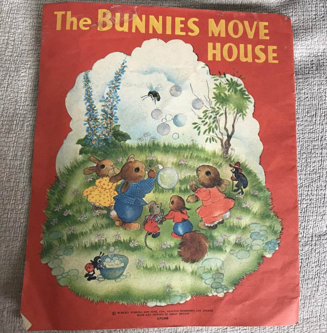 1964*1st* The Bunnies Move House (Purnell & Son Ltd) - Honeyburn Books (UK)