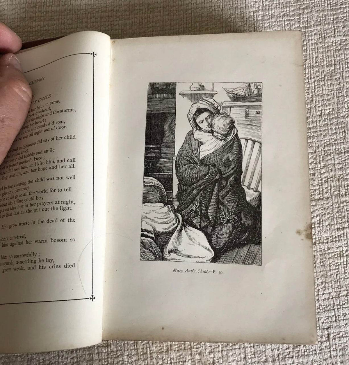 The Children's Garland from the Best Poets Coventry Patmore 1873 Illust J.Lawson - Honeyburn Books (UK)