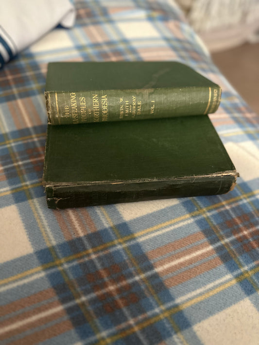 1920 The ILA-Speaking Peoples of Northern Rhodesia (Vols 1-2) Rev Edwin W. Smith & Captain Andrew Murray Dale (MacMillan & Co Ltd) - Honeyburn Books (UK)