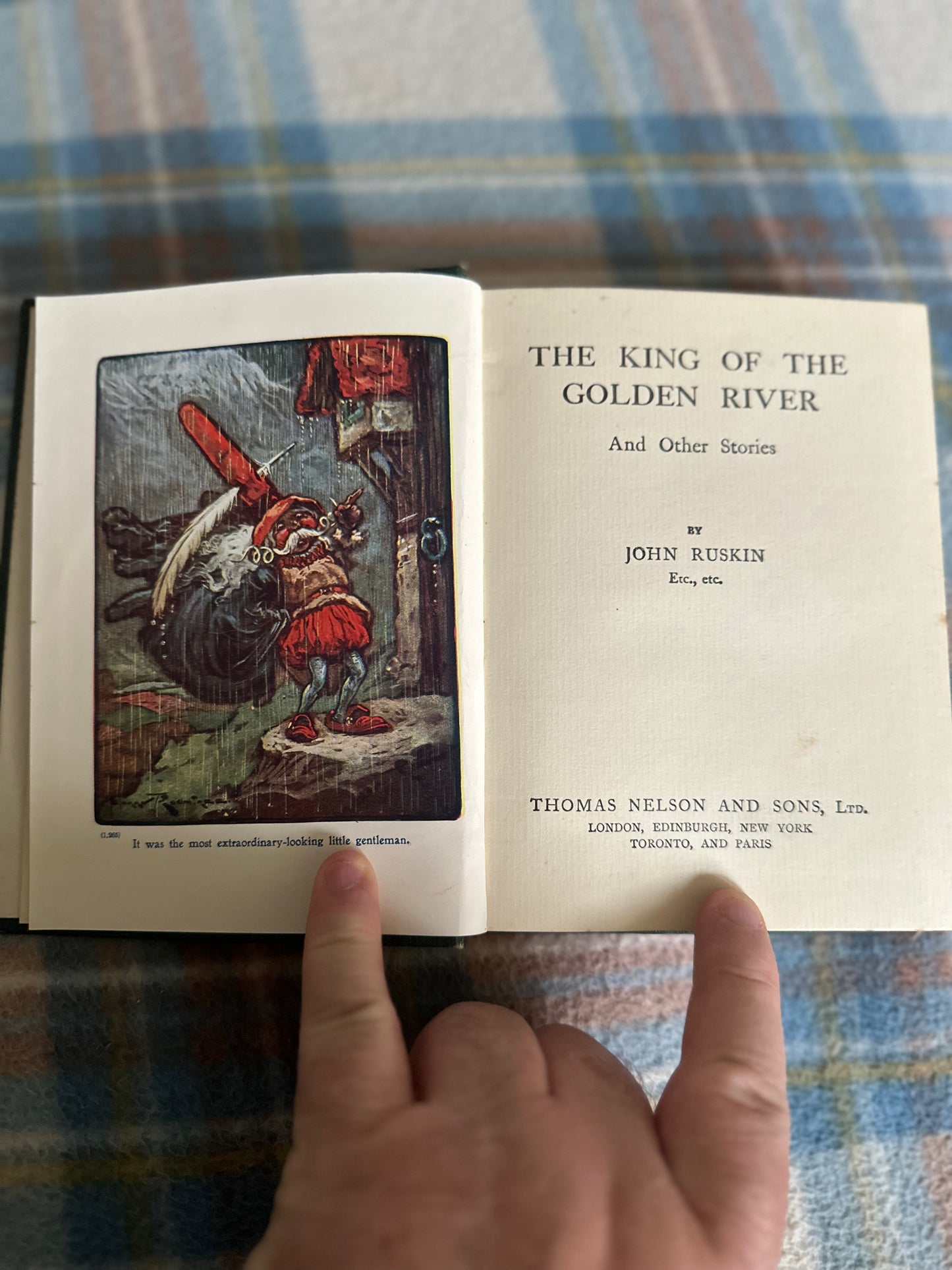 1894 The King Of The Golden River & Other Stories - John Ruskin(Rountree illustrations) Thomas Nelson & Sons Ltd - Honeyburn Books (UK)