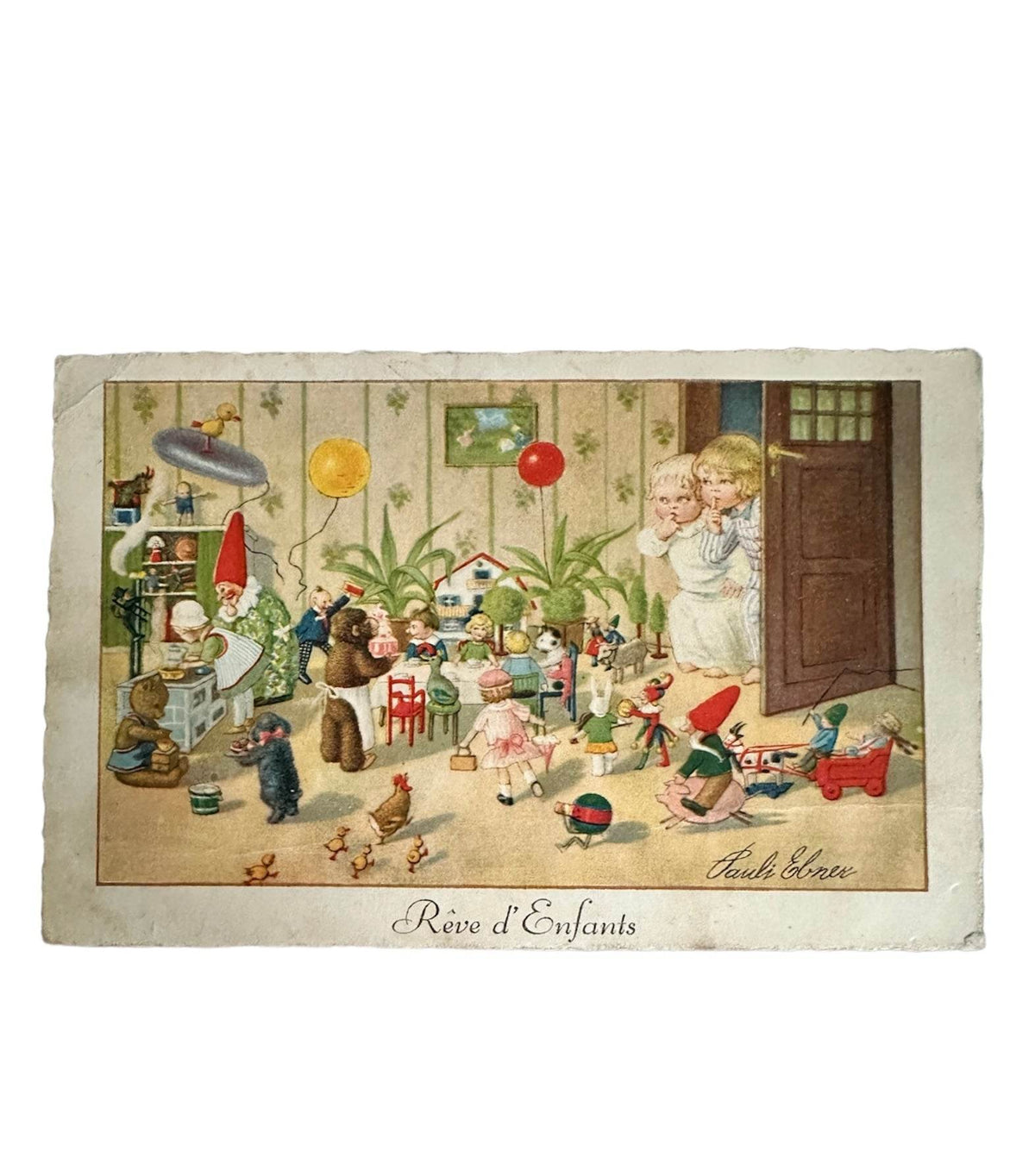 1929 French Postcard Rêve d’Enfants by Pauli Ebner - Honeyburn Books (UK)