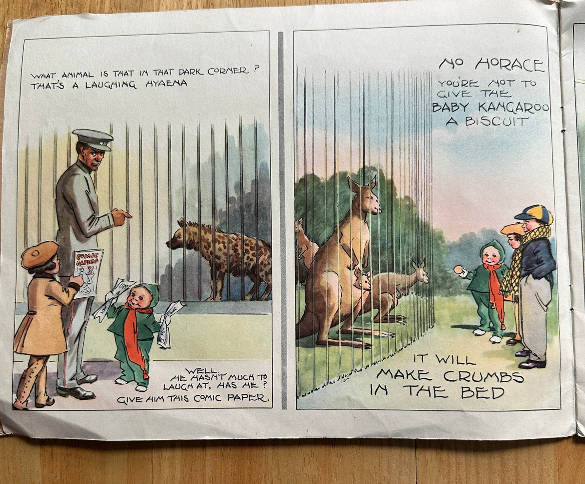 1943*1st* Horace At The Zoo - Harry Hemsley(Raphael Tuck) - Honeyburn Books (UK)
