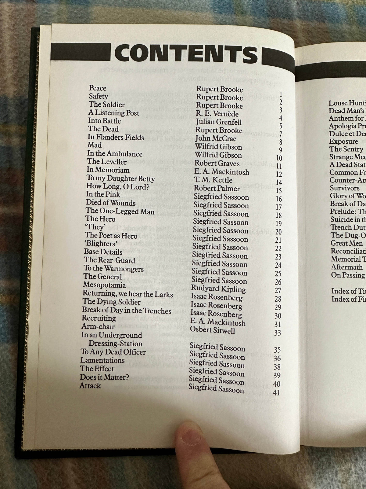 1988 The War Poets An Anthology - Marshall Cavendish Publisher - Honeyburn Books (UK)