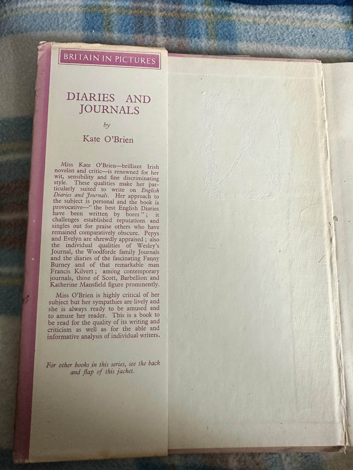 1943*1st* English Diaries & Journals - Kate O’Brien(Collins) - Honeyburn Books (UK)
