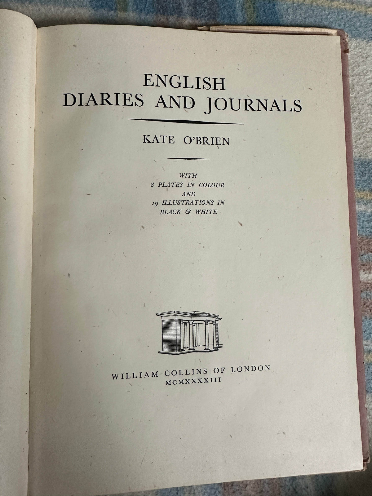 1943*1st* English Diaries & Journals - Kate O’Brien(Collins) - Honeyburn Books (UK)