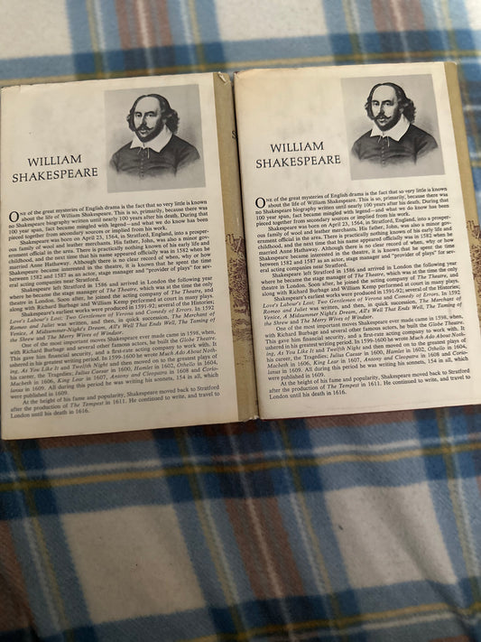 The Complete Works Of William Shakespeare edited by W. G. Clark & W. Aldis Wright(Nelson Doubleday Inc New York) 2 volumes - Honeyburn Books (UK)
