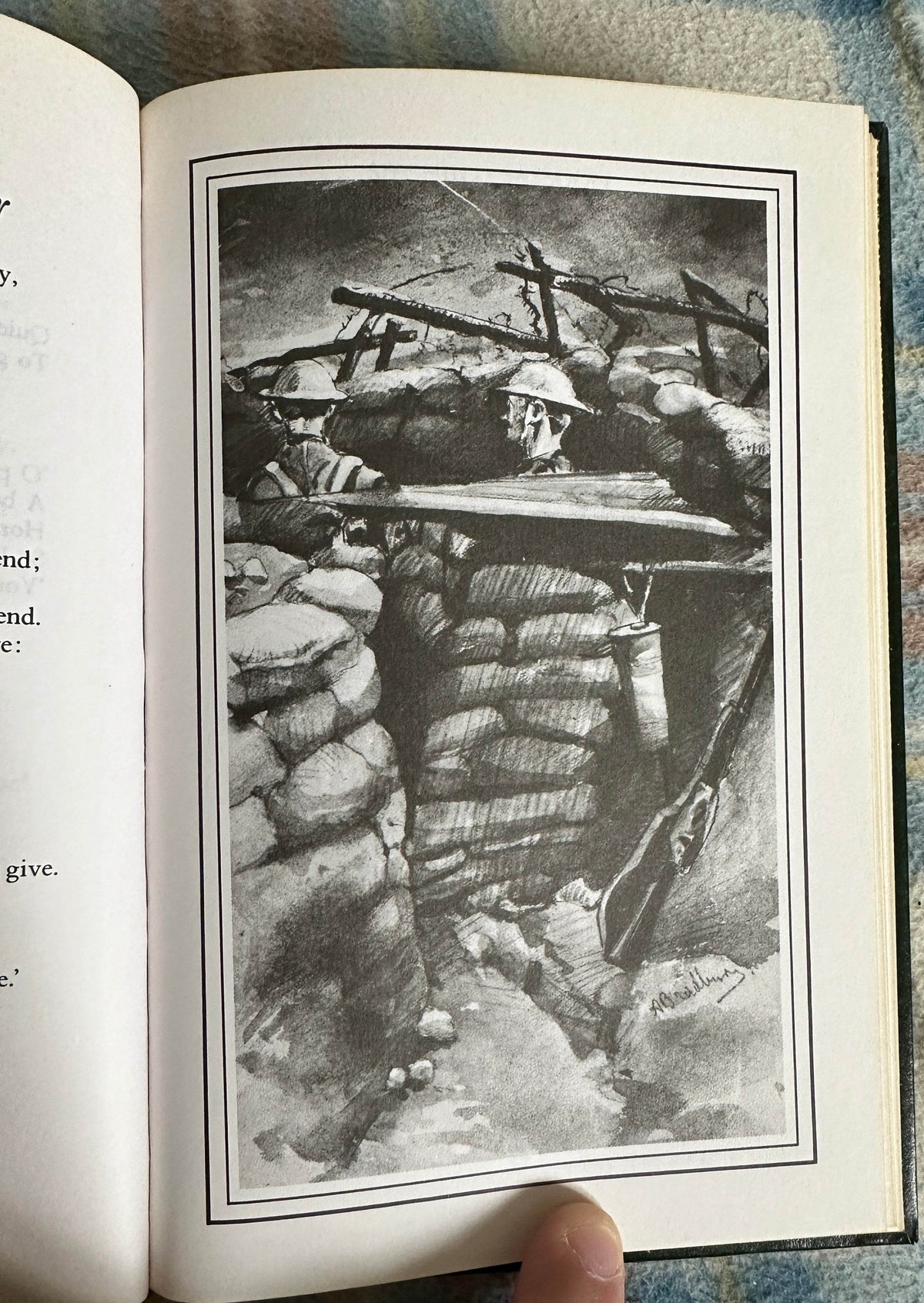 1988 The War Poets An Anthology - Marshall Cavendish Publisher - Honeyburn Books (UK)