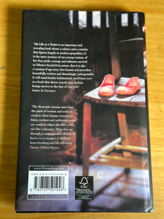 2008*1st* My Life As A Traitor - Zarah Ghahramani (Bloomsbury) - Honeyburn Books (UK)