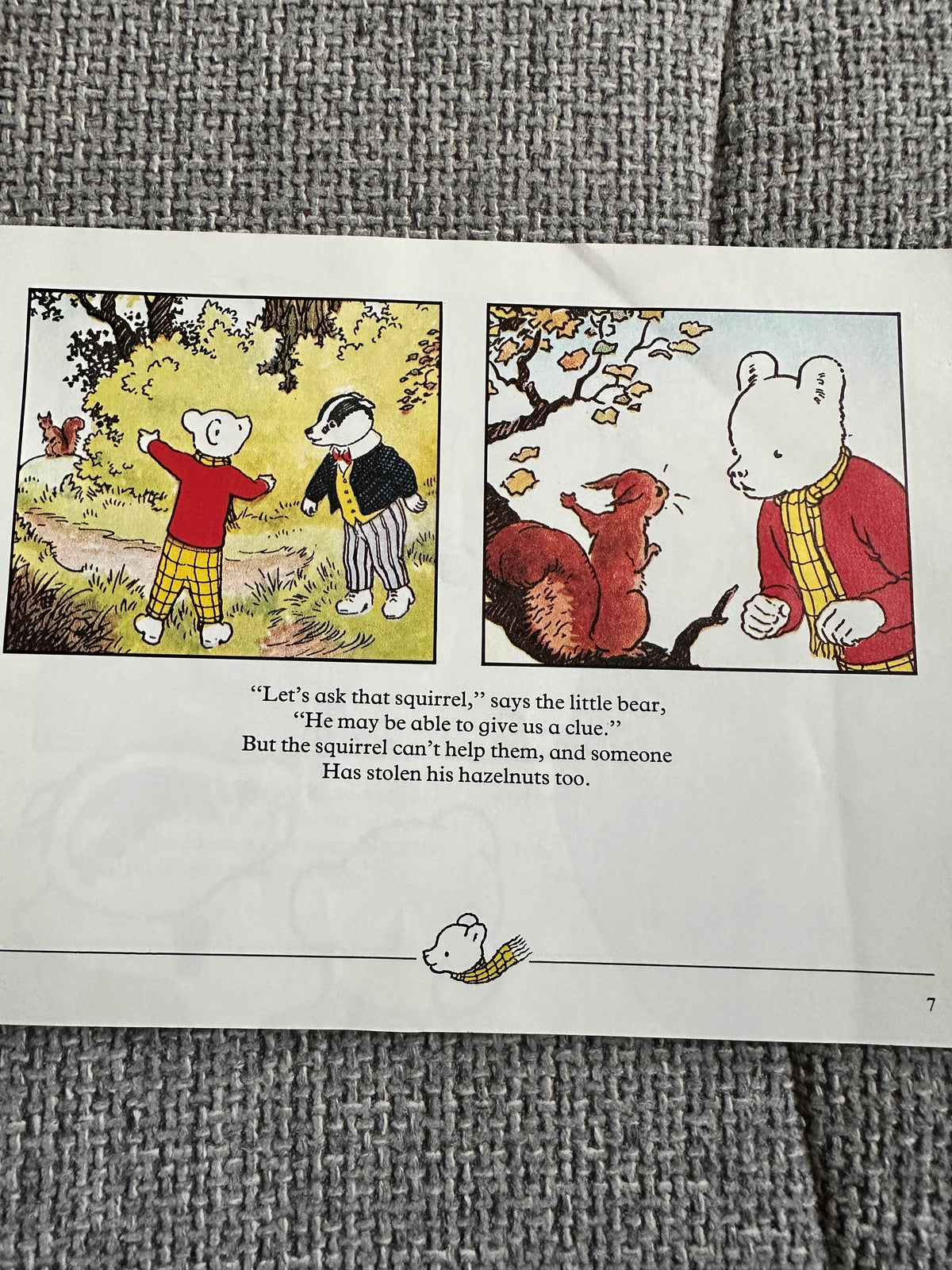 1989 Rupert & The Hazelnut - Mike Trumble (BBC Books) - Honeyburn Books (UK)