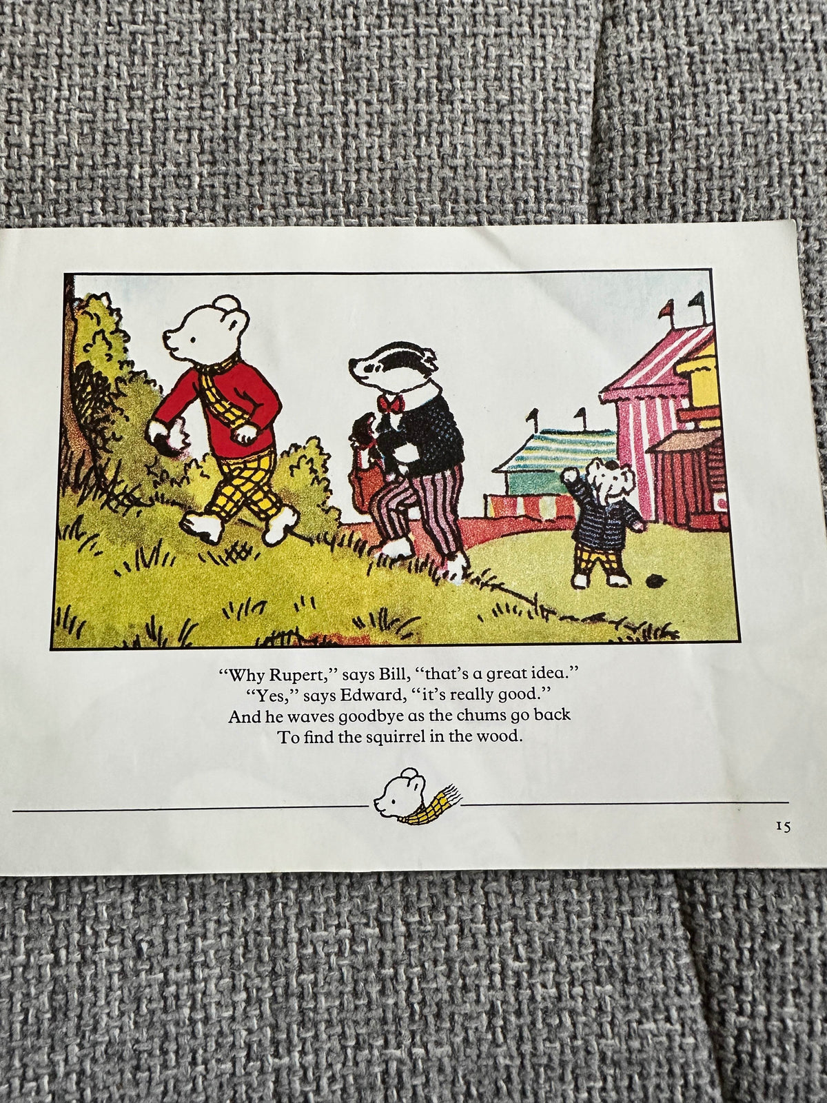 1989 Rupert & The Hazelnut - Mike Trumble (BBC Books) - Honeyburn Books (UK)