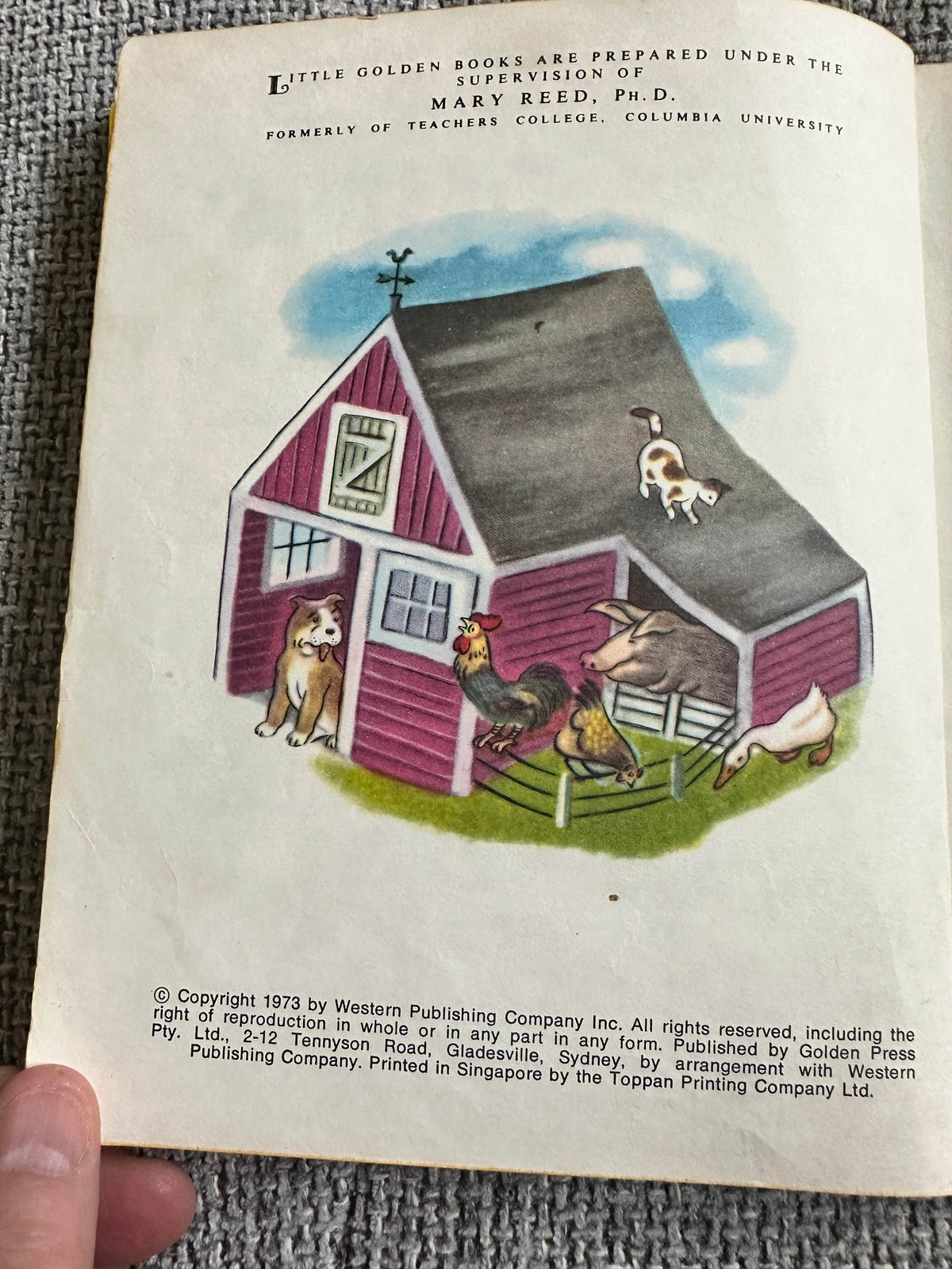 1973 The Happy Man & His Dump Truck - Miryam (Tibor Gergely Illust) Golden Press - Honeyburn Books (UK)