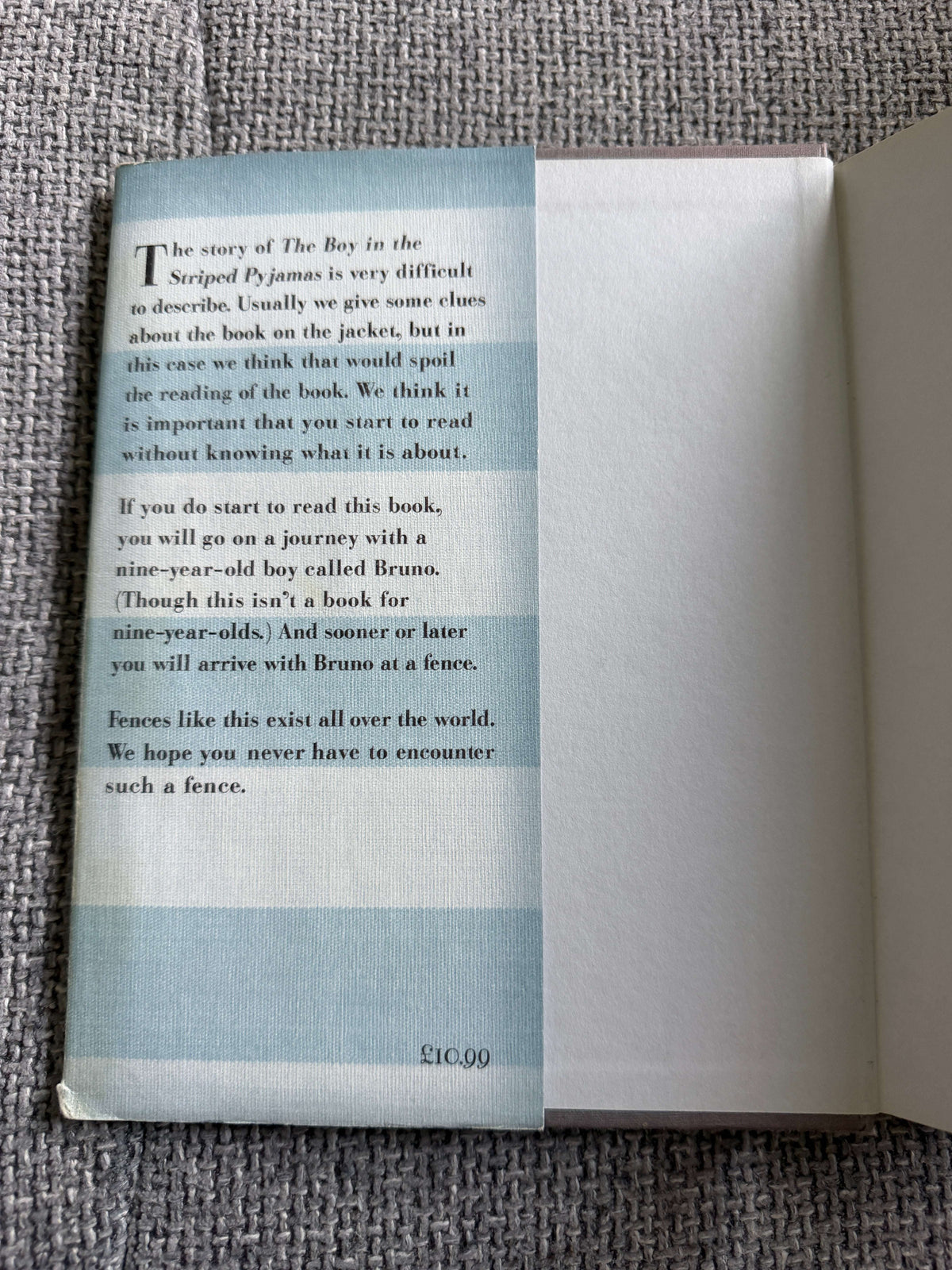 2006 The Boy In The Striped Pyjamas - John Boyne (David Fickling Books) - Honeyburn Books (UK)