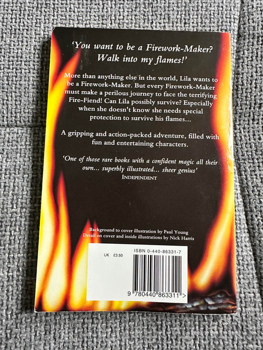 1997 The Firework Maker’s Daughter - Philip Pullman(Nick Harris illustration) Corgi Yearling Publisher - Honeyburn Books (UK)