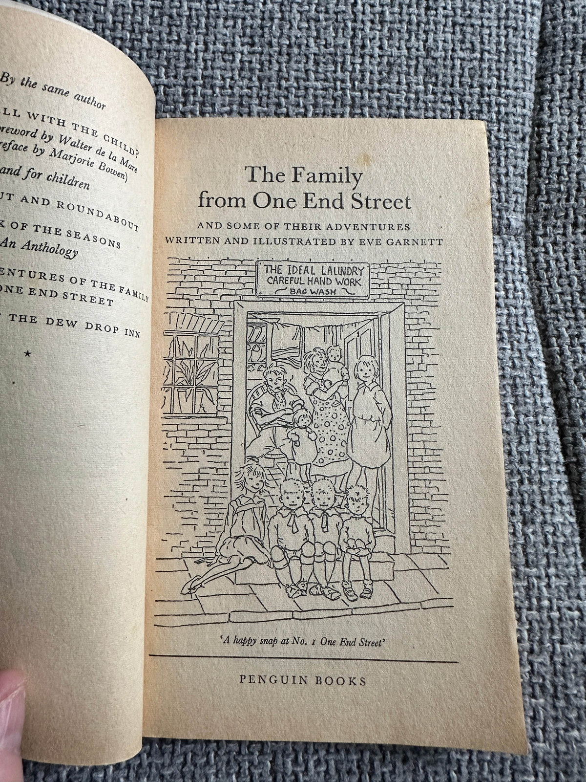 1964 The Family From One End Street - Eve Garnett (Author & Illustrator) Puffin Books - Honeyburn Books (UK)
