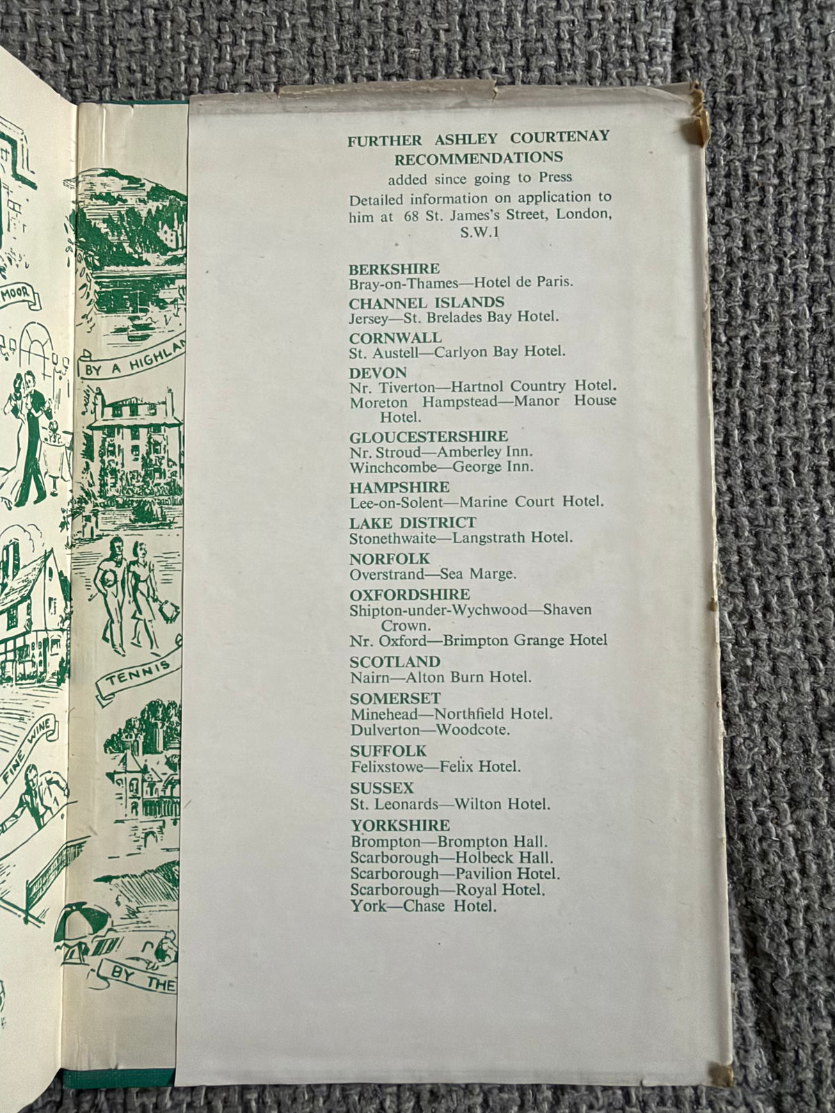 1947 Let’s Halt Awhile - Ashley Courtenay (Simpkin Marshall (1941) Ltd
