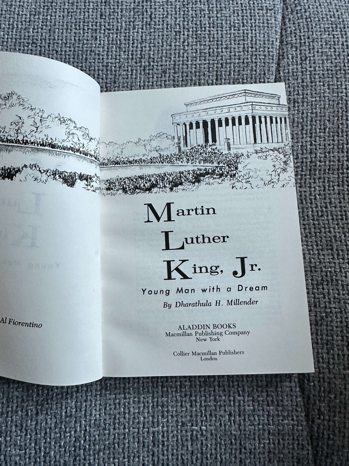 1986 Martin Luther King jr. Young Man With A Dream - Dharathula H. Millender (Aladdin Books) - Honeyburn Books (UK)