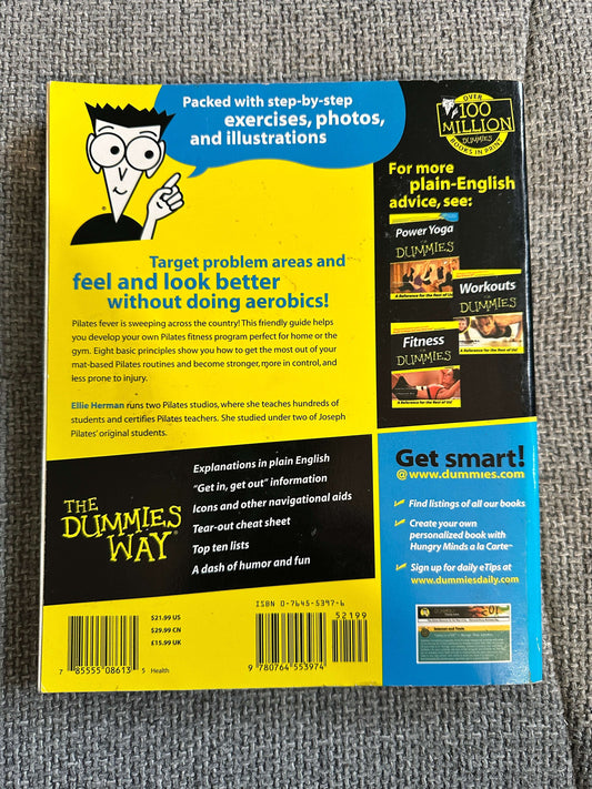 2002 Pilates For Dummies - Ellie Herman (Hungry Minds)