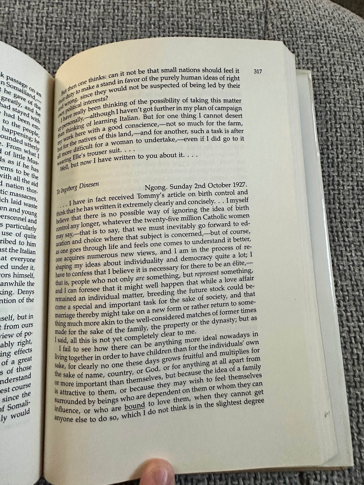 1981*1st* Letters From Africa 1914-1931 - Isak Dinesen (Weidenfeld and Nicolson) Ann Borg Translation - Honeyburn Books (UK)