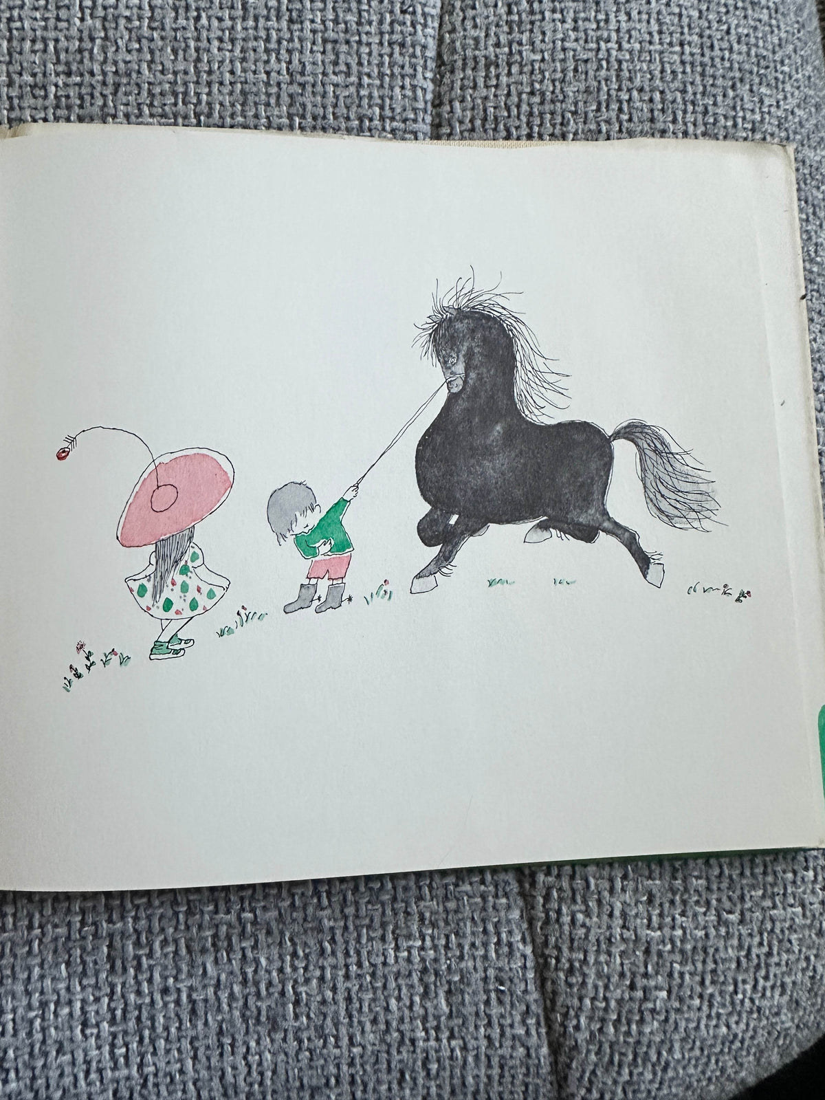 1964*1st* A Rose, A Bridge & A Wild Black Horse - Charlotte Zolotow (Uri Shulevitz Illust) Harper & Row - Honeyburn Books (UK)