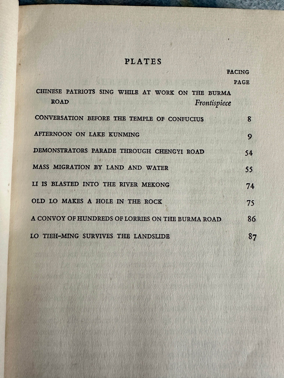 1951 The Men Of The Burma Road - Chiang Yee(Methuen & Co Ltd) - Honeyburn Books (UK)