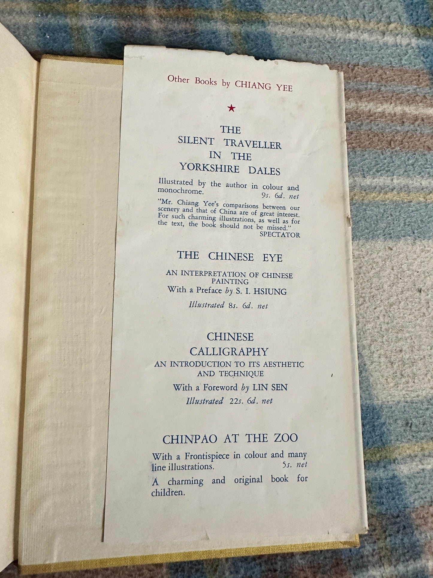 1951 The Men Of The Burma Road - Chiang Yee(Methuen & Co Ltd) - Honeyburn Books (UK)