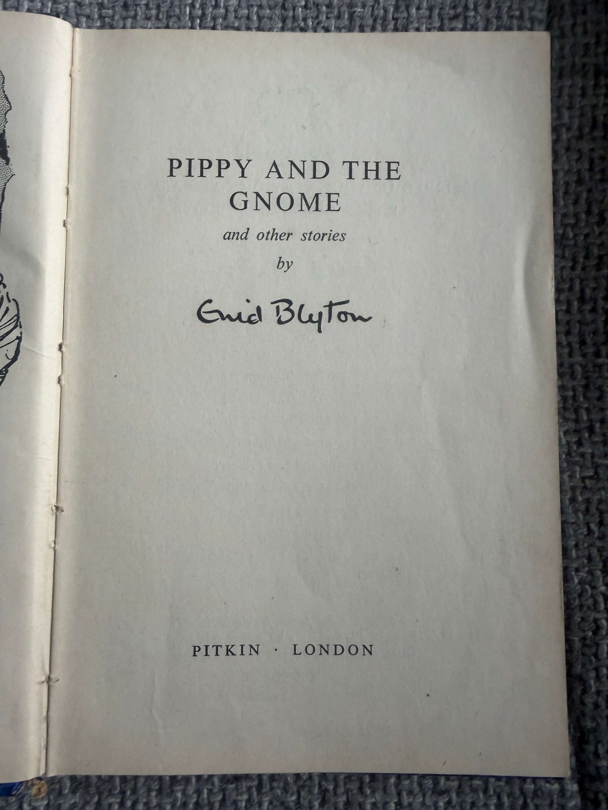 1951 Pippy & The Gnome & Other Stories - Enid Blyton (Various illust) Pitkin Pleasure Series