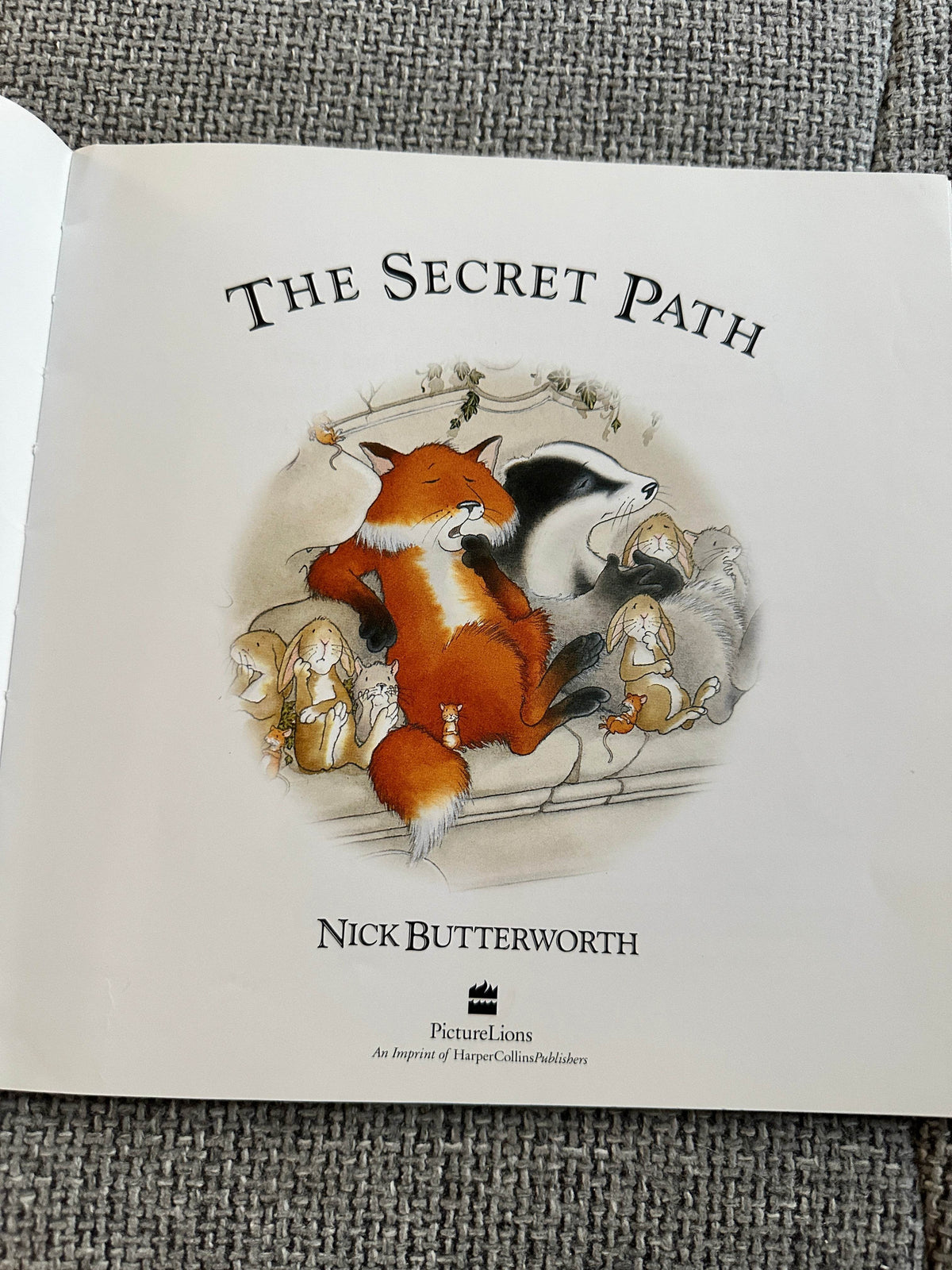1995*1st* The Secret Path - Nick Butterworth with fold out poster(Picture Lions) - Honeyburn Books (UK)