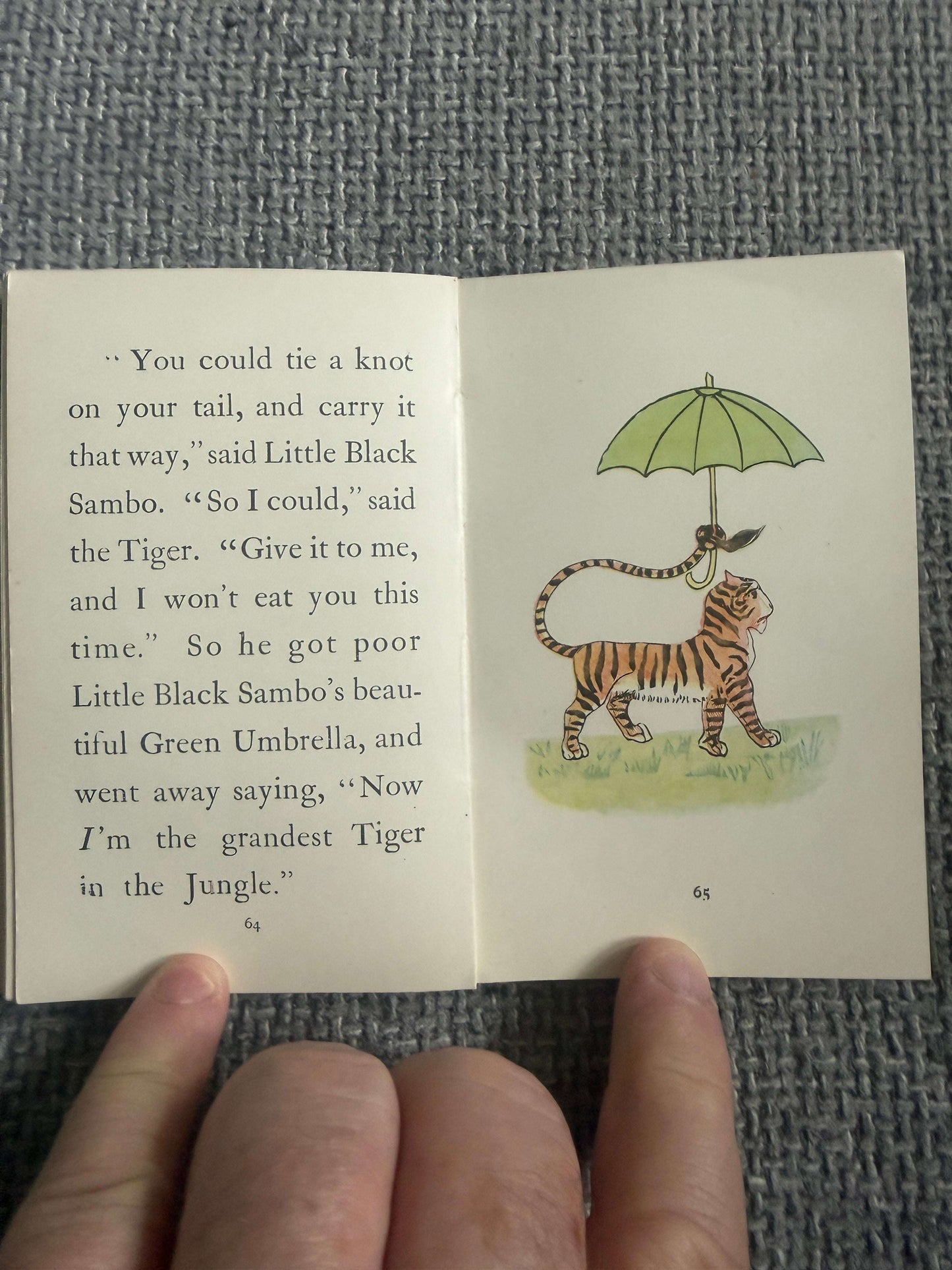 1911 The Story Of Little Black Sambo - Helen Bannerman (Chatto & Windus)
