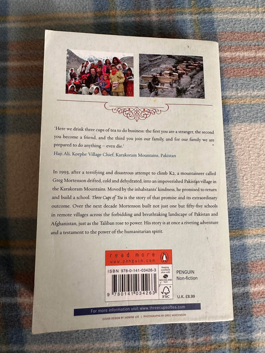 2007 Three Cups Of Tea - Greg Mortenson & David Oliver Relin(Penguin Books) - Honeyburn Books (UK)