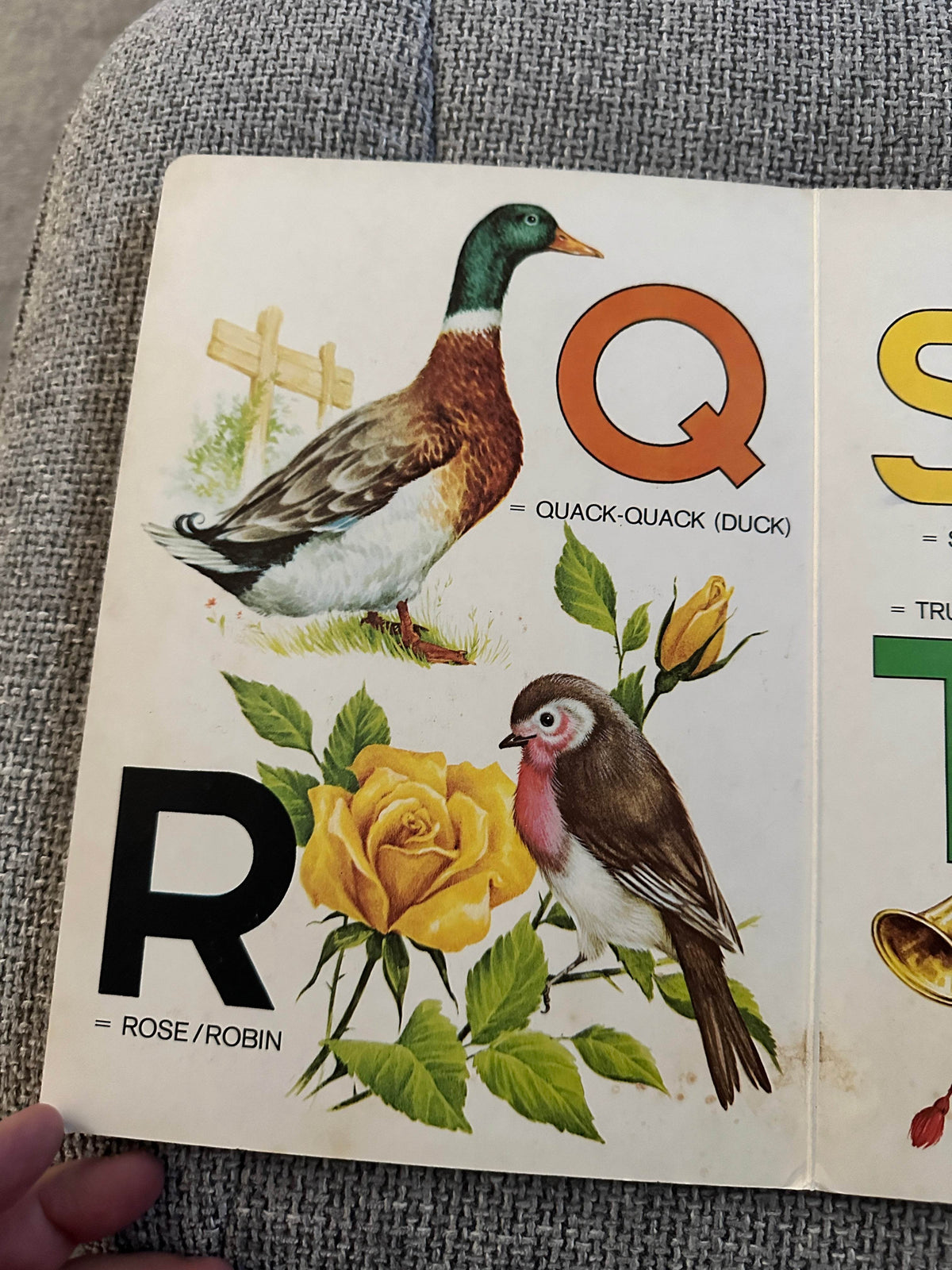 1950’s A. B. C. Board Book (W. F. Graham (Northampton) Ltd - Honeyburn Books (UK)