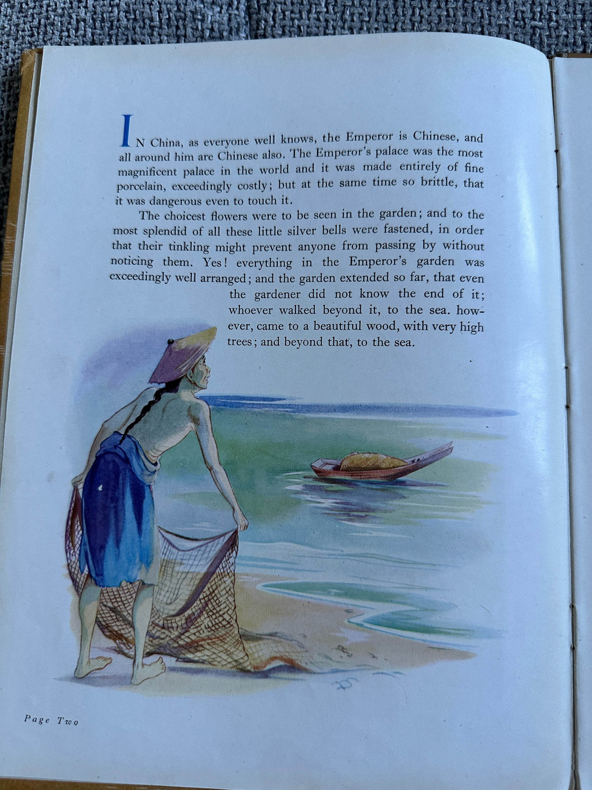 1945*1st* The Nightingale - Hans Andersen(Rene Cloke Illust) Edmund Ward - Honeyburn Books (UK)