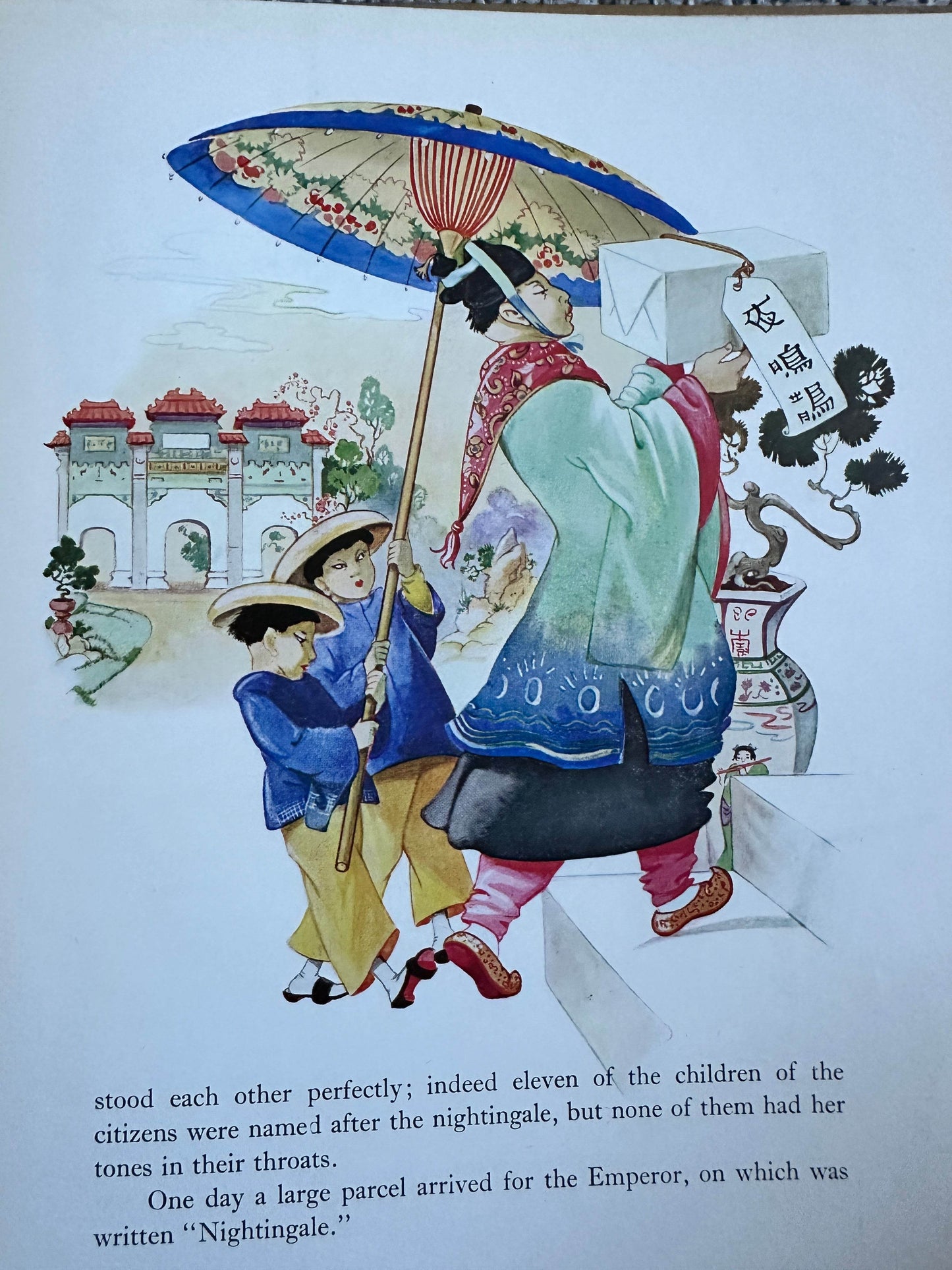 1945*1st* The Nightingale - Hans Andersen(Rene Cloke Illust) Edmund Ward - Honeyburn Books (UK)