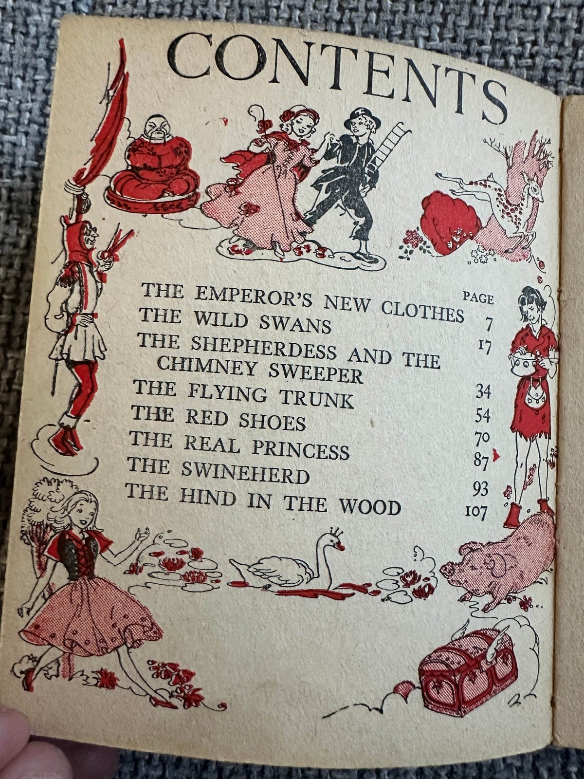 1956 Hans Andersen Bedtime Book -The Children’s Press - Honeyburn Books (UK)