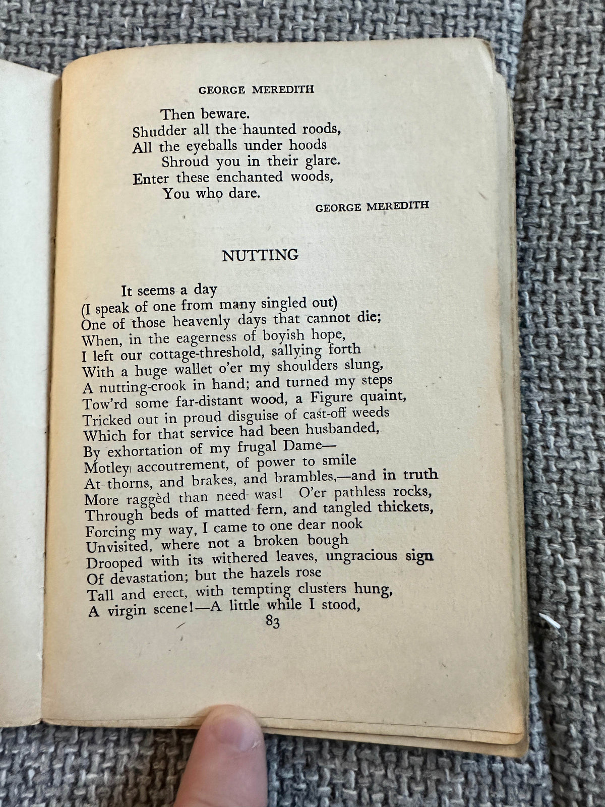 1942 The Poets Harvest (The Heritage Of Literature Series) E. W. Parker (Longmans, Green & Co) - Honeyburn Books (UK)
