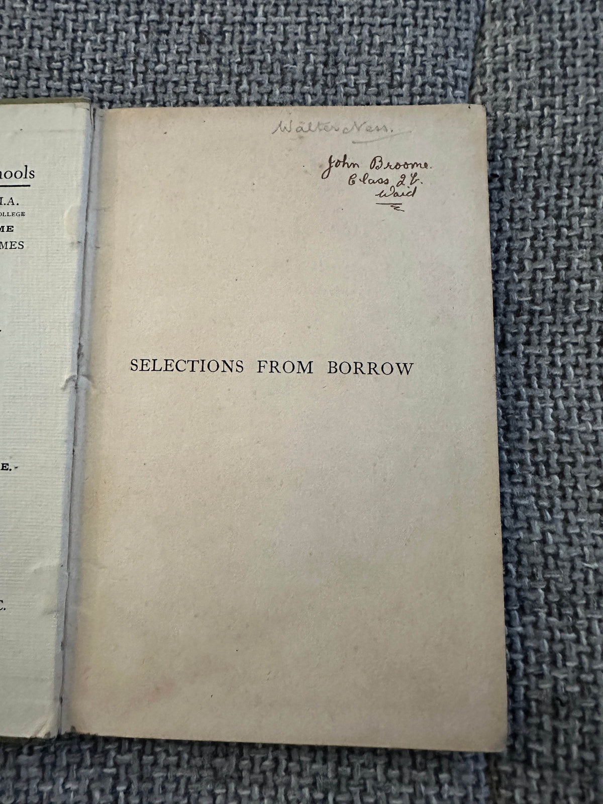 1950’s Selections From Borrow - Arthur Burrell edited (English Literature) J. M. Dent & Sons Ltd - Honeyburn Books (UK)