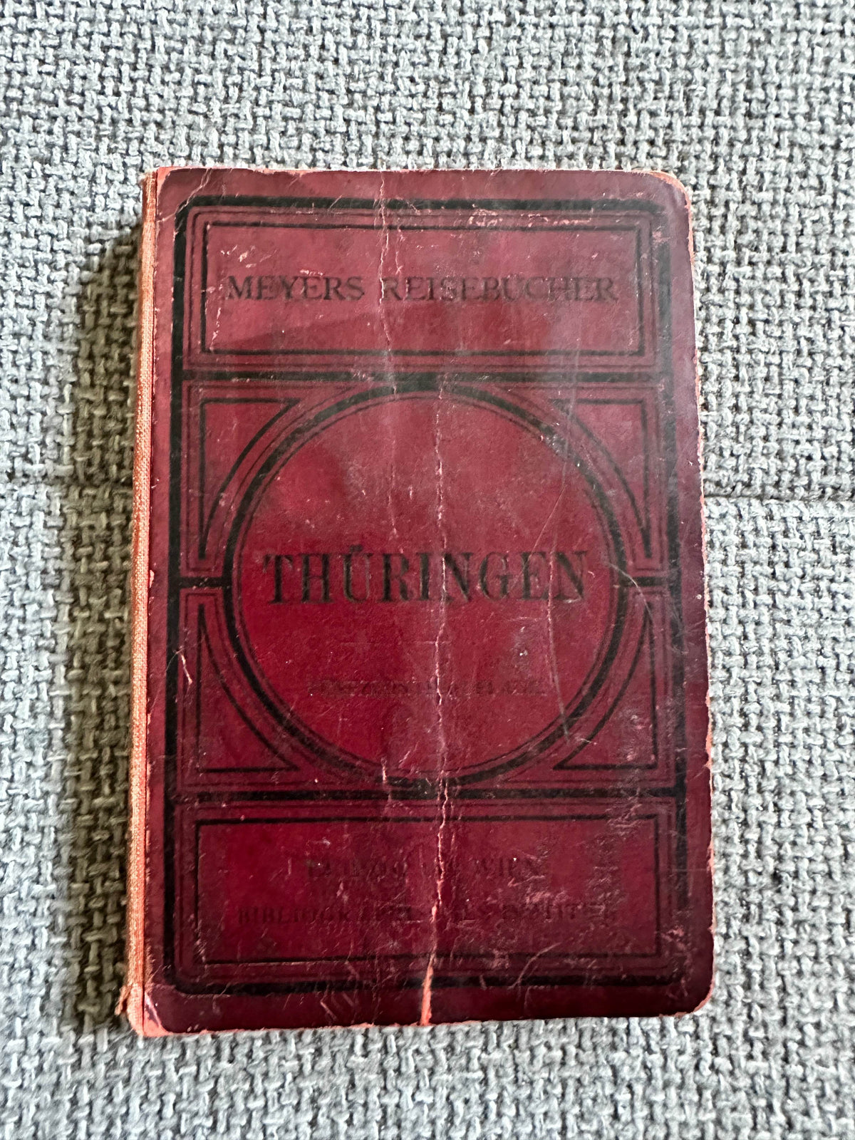 1900 Thüringen - Meyers Reisebücher (Leipzig und Wein) - Honeyburn Books (UK)