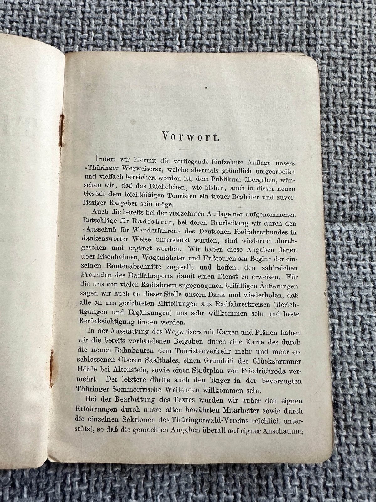 1900 Thüringen - Meyers Reisebücher (Leipzig und Wein) - Honeyburn Books (UK)