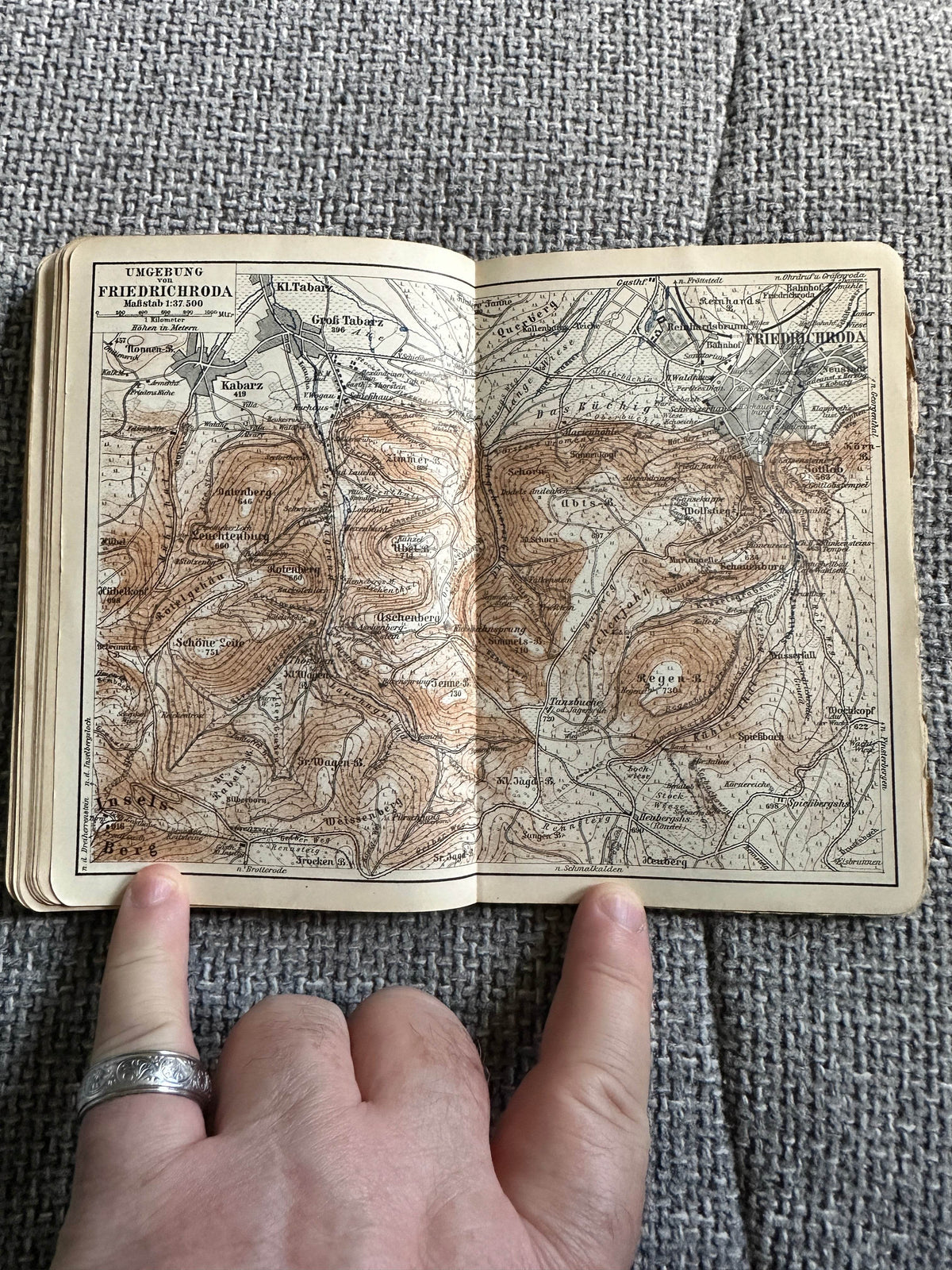 1900 Thüringen - Meyers Reisebücher (Leipzig und Wein) - Honeyburn Books (UK)