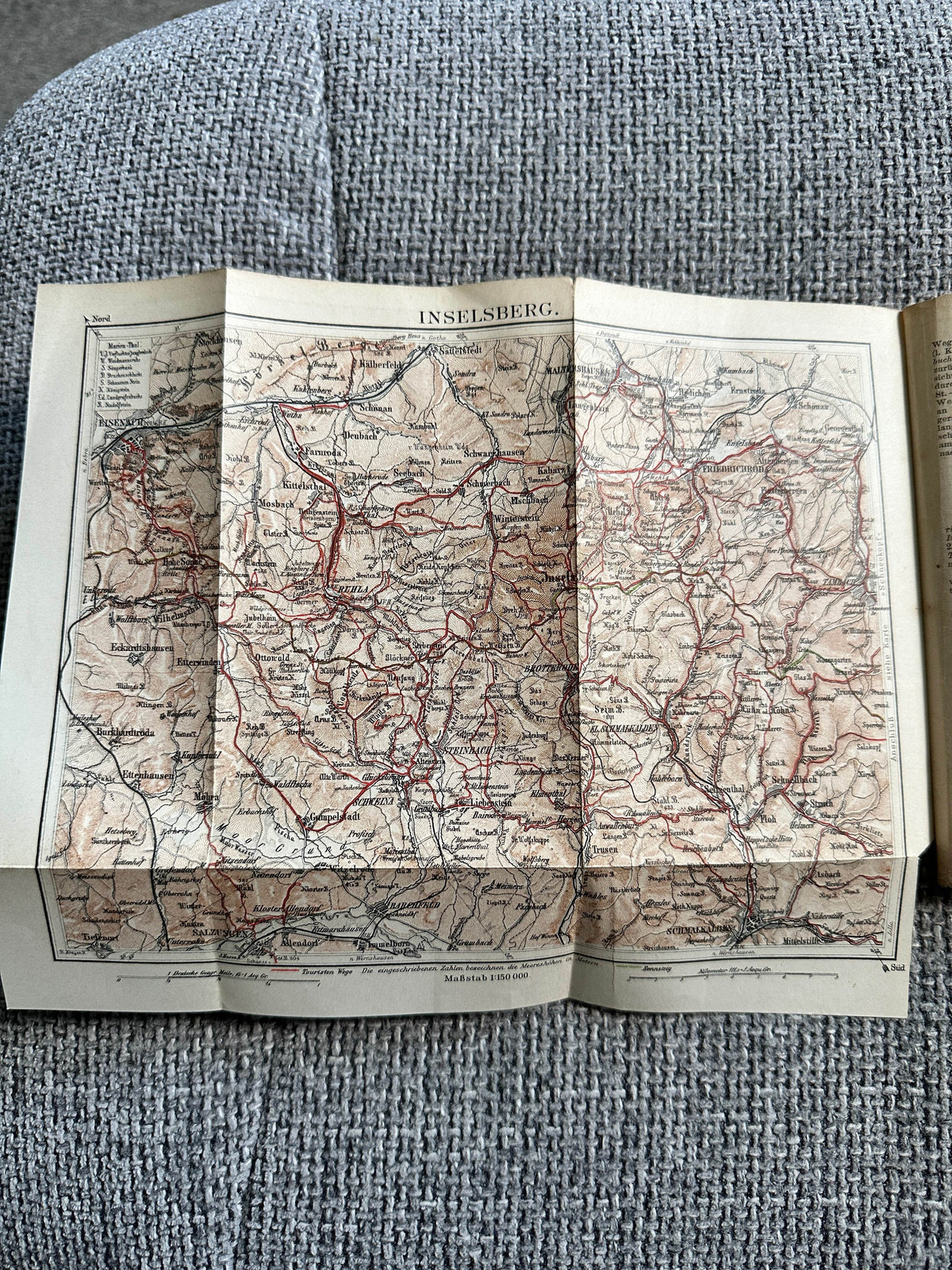 1900 Thüringen - Meyers Reisebücher (Leipzig und Wein) - Honeyburn Books (UK)