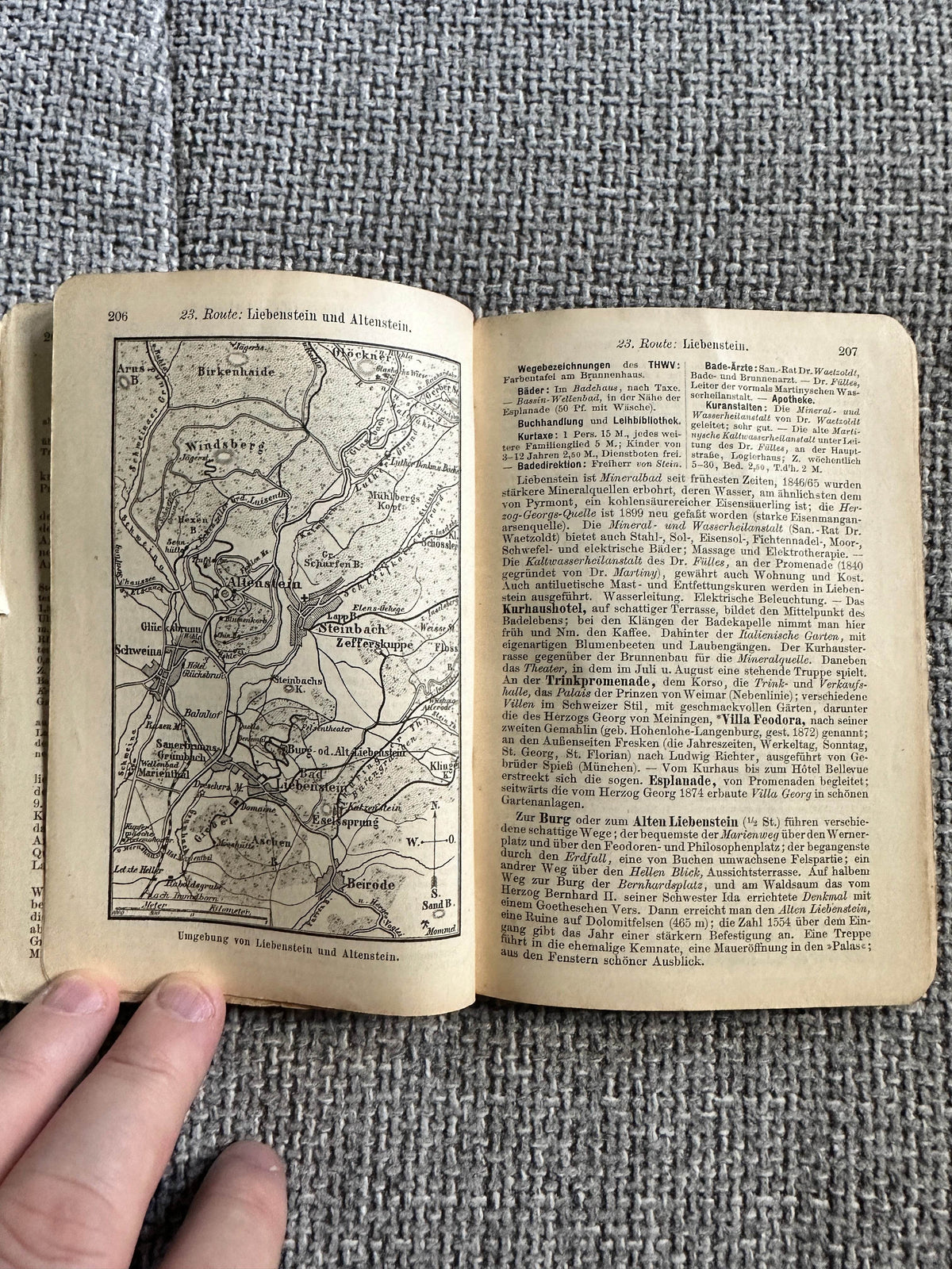 1900 Thüringen - Meyers Reisebücher (Leipzig und Wein) - Honeyburn Books (UK)
