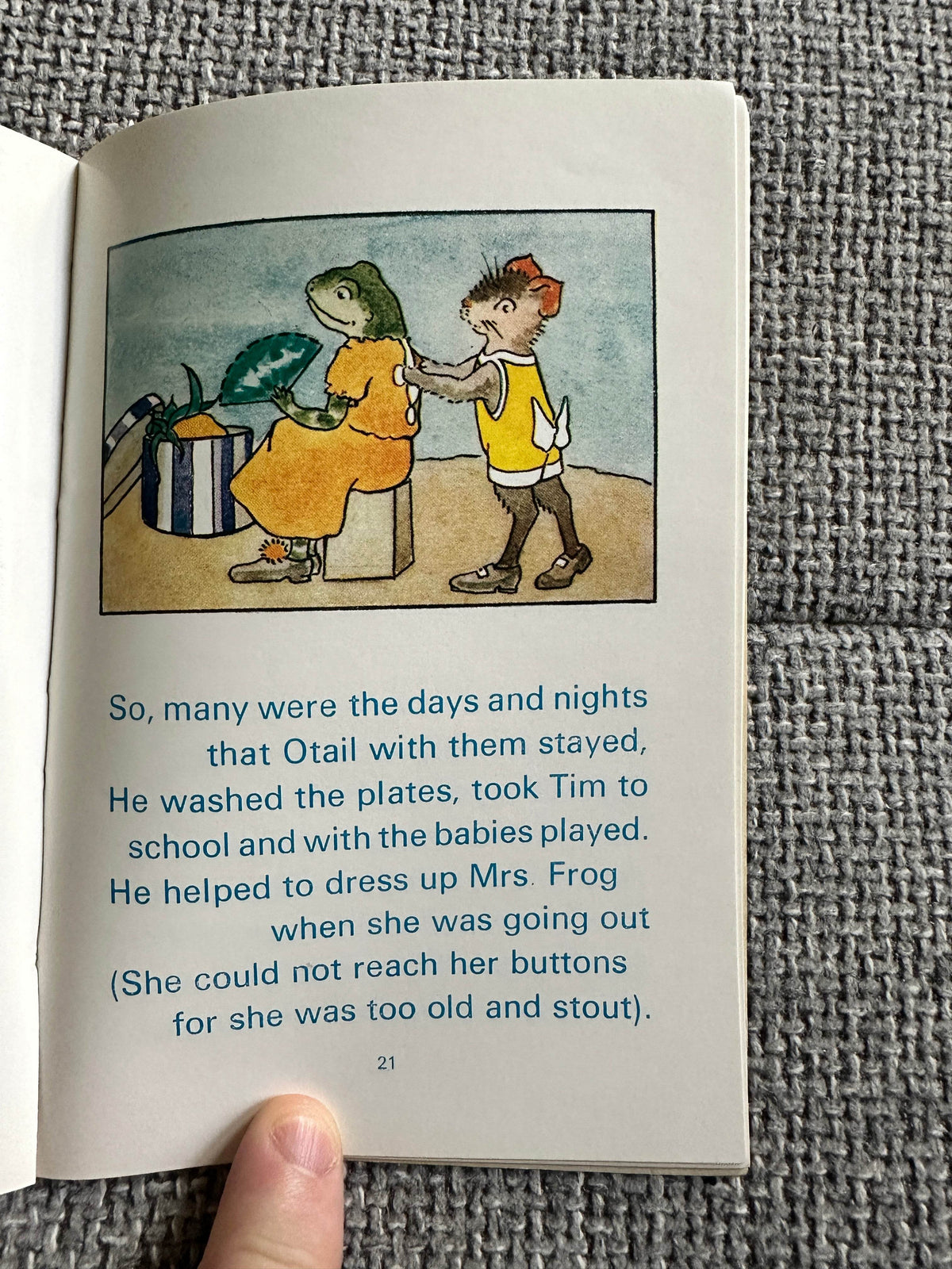 1976 The Adventures Of Otail & The Jolly Hollyboys - Anne Hope (Gertie Breary Illust) J. Salmon Ltd. - Honeyburn Books (UK)
