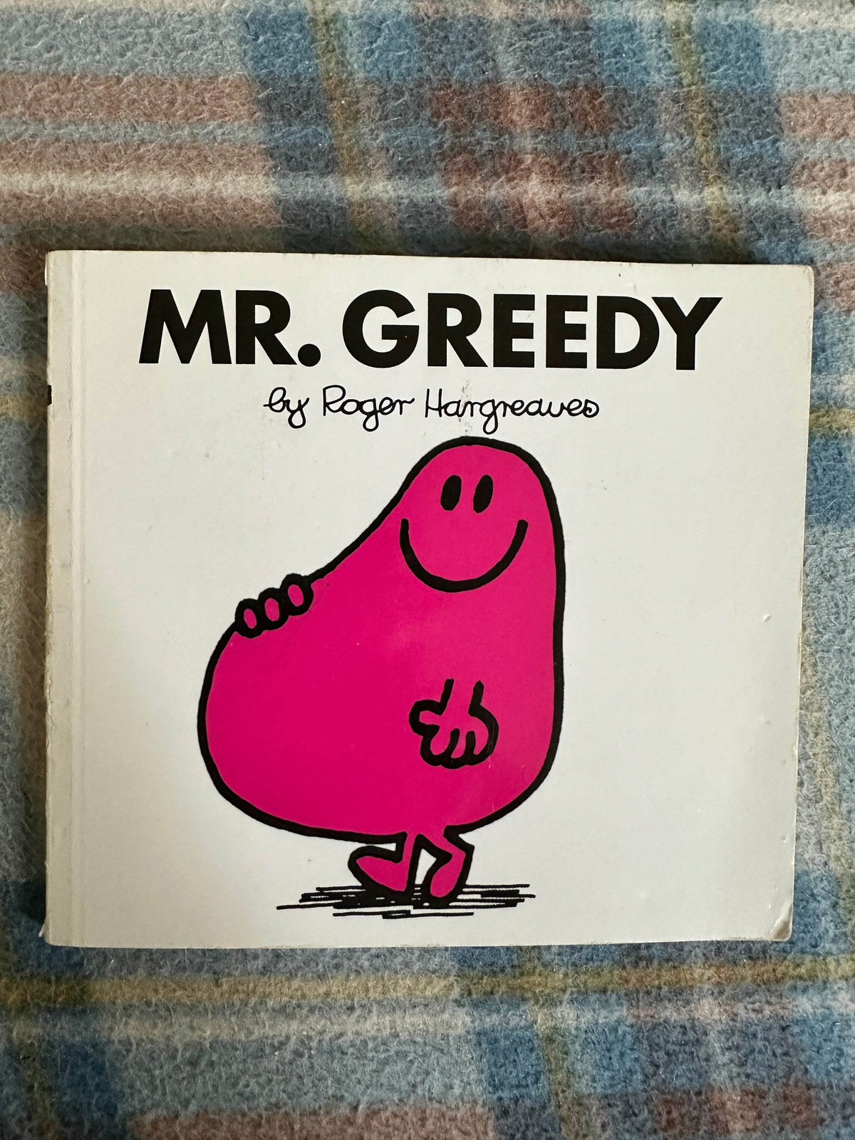 1990 Mr. Greedy - Roger Hargreaves(Egmont) - Honeyburn Books (UK)