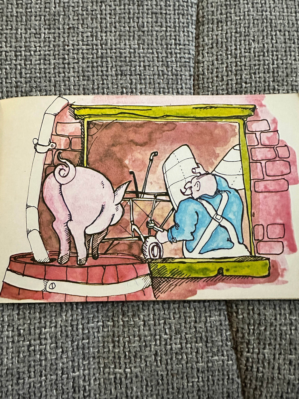1978 Silas The First Pig To Fly - Ian West (A Storychair Book) Transworld Publishers Ltd. - Honeyburn Books (UK)