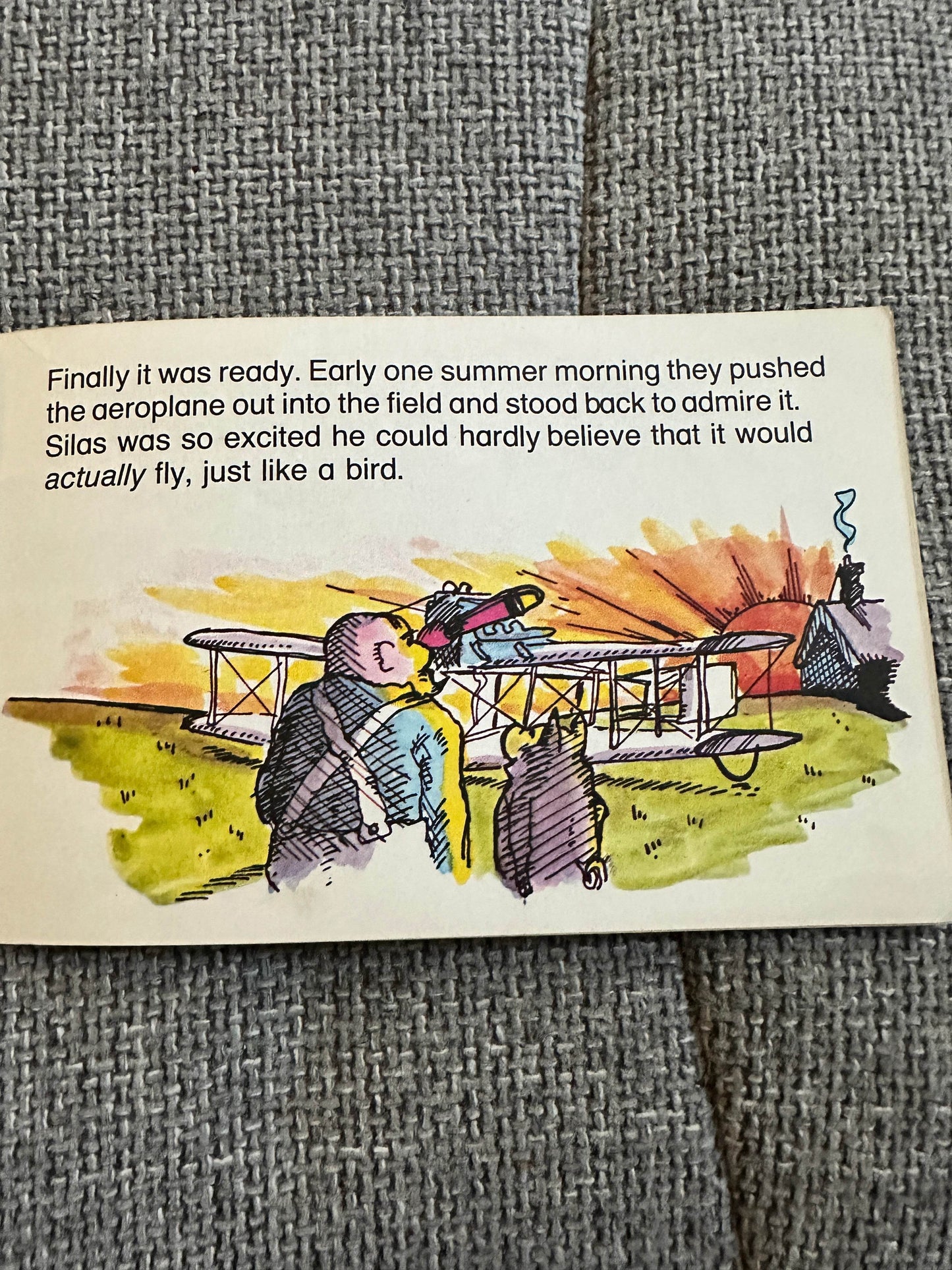 1978 Silas The First Pig To Fly - Ian West (A Storychair Book) Transworld Publishers Ltd. - Honeyburn Books (UK)