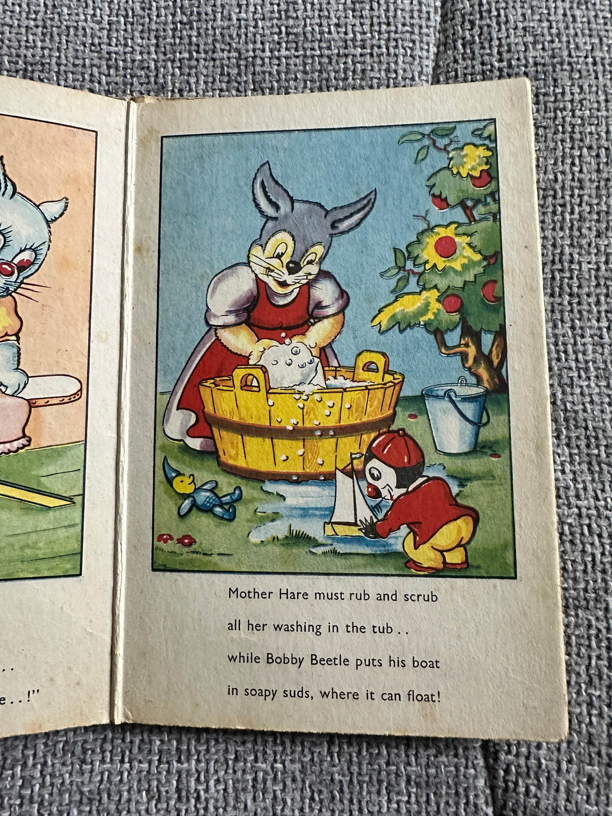 1940’s In Animal Land (Concertina Style) “Margo” Production Board Book - Honeyburn Books (UK)