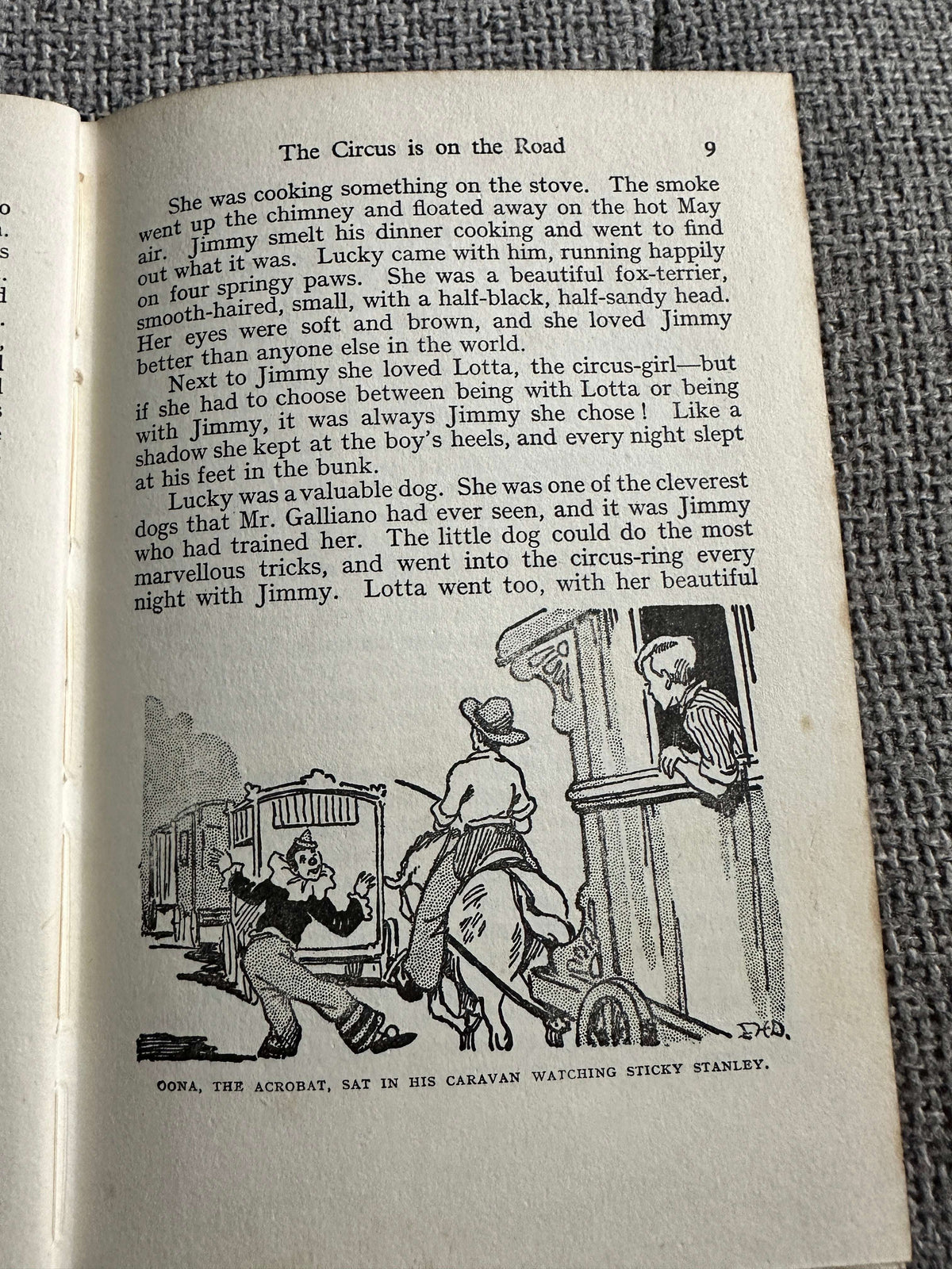 1950 Circus Days Again - Enid Blyton (E. H. Davie Illust) George Newnes Ltd