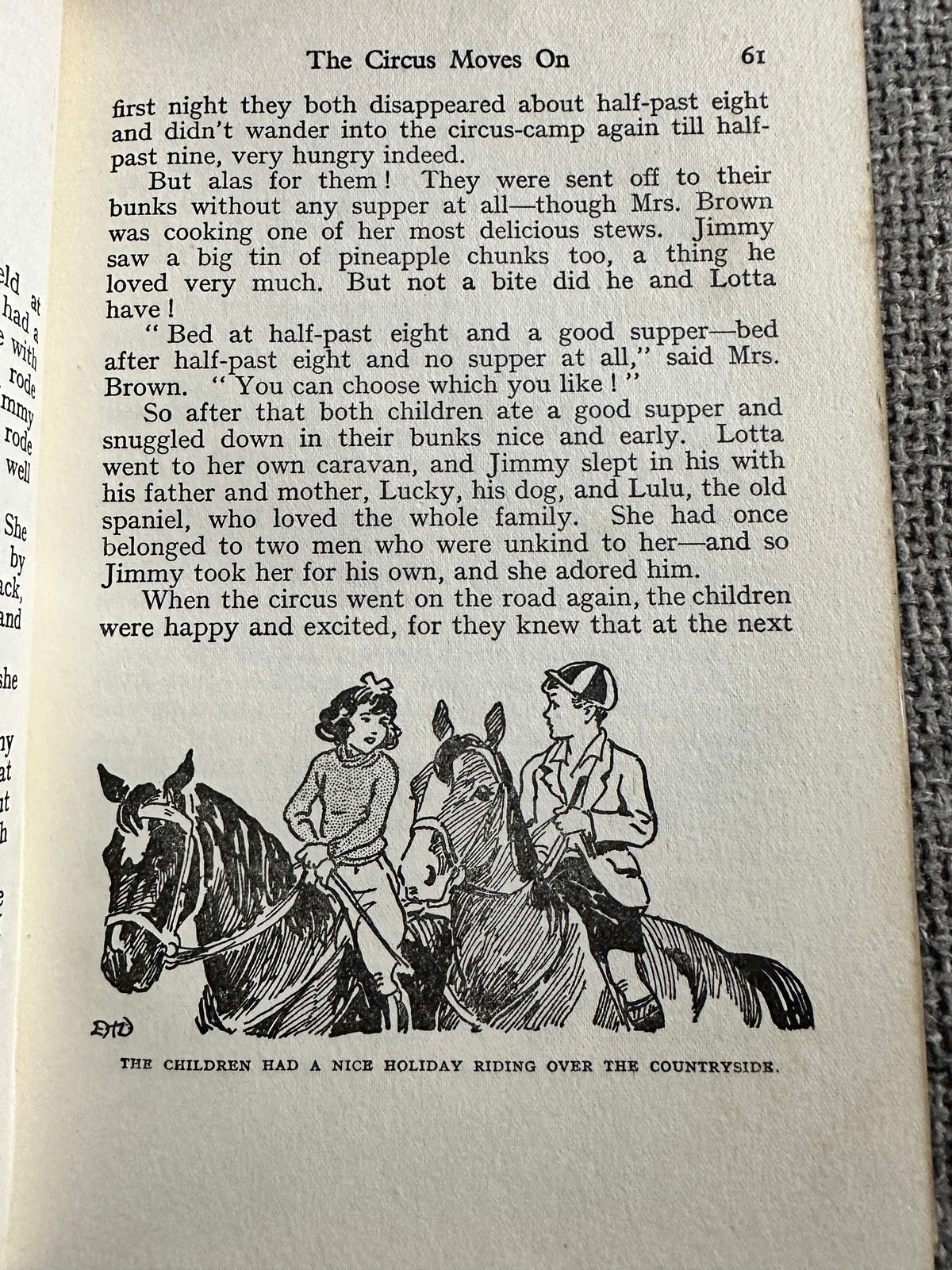 1950 Circus Days Again - Enid Blyton (E. H. Davie Illust) George Newnes Ltd