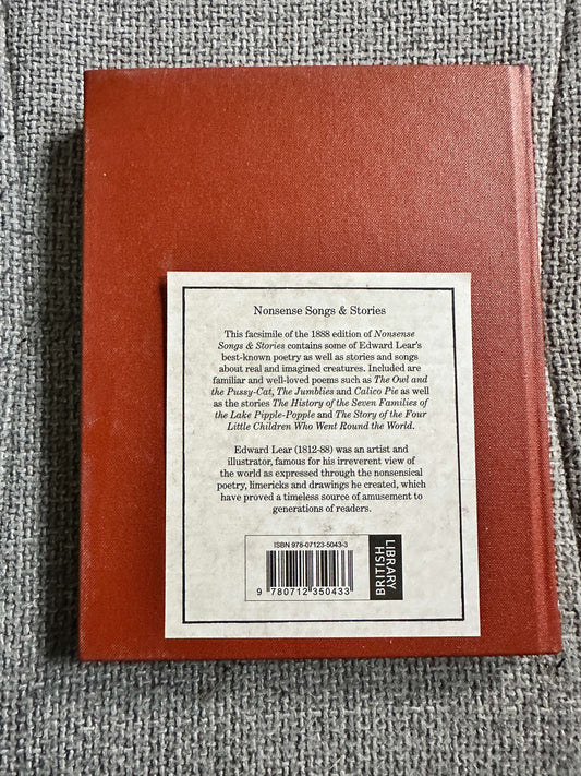 2009 Nonsense Songs & Stories - Edward Lear (Frederick Warne & Co. Ltd)