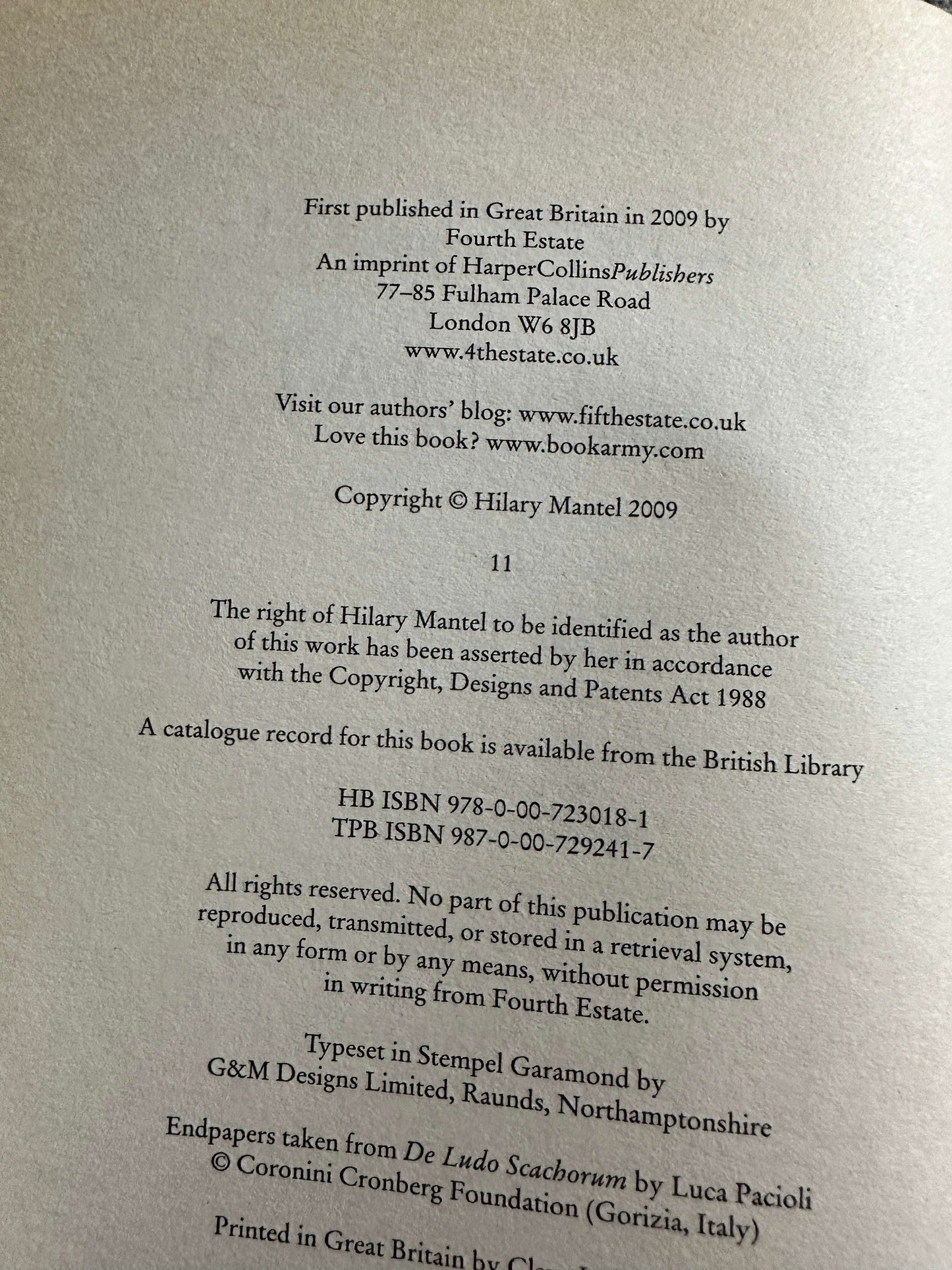 2009 Wolf Hall - Hilary Mantel (Fourth Estate Ltd)