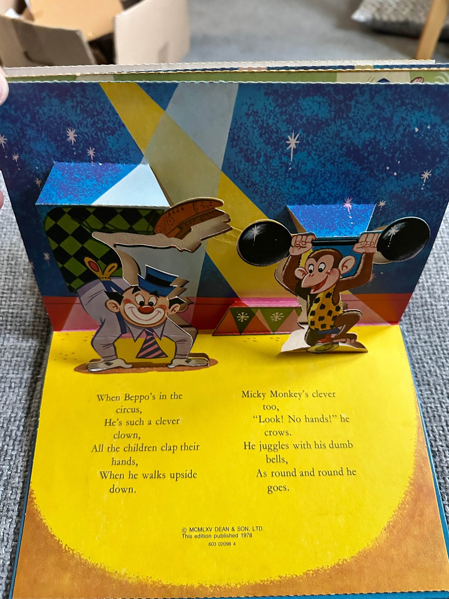 1978 Dean’s Big Top Circus Pop-Up - Honeyburn Books (UK)